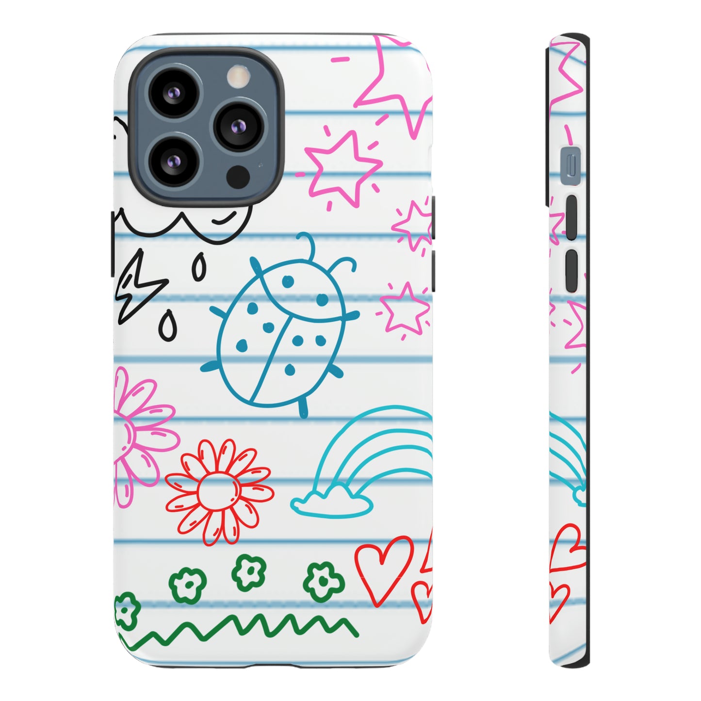 Kid Doodles Protective Phone Case for IPhone, Google and Samsung phones