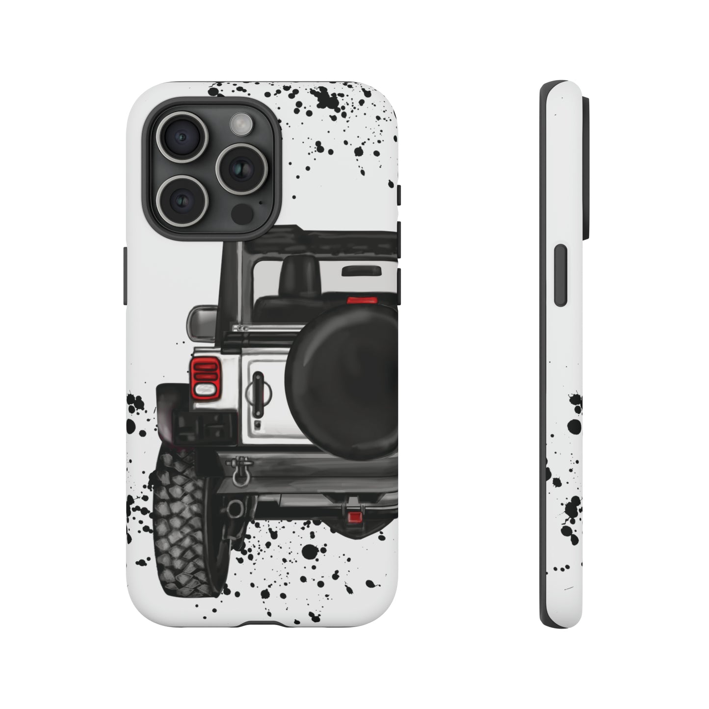 Off Road Life White Protective Case for Iphone, Google and Samsung