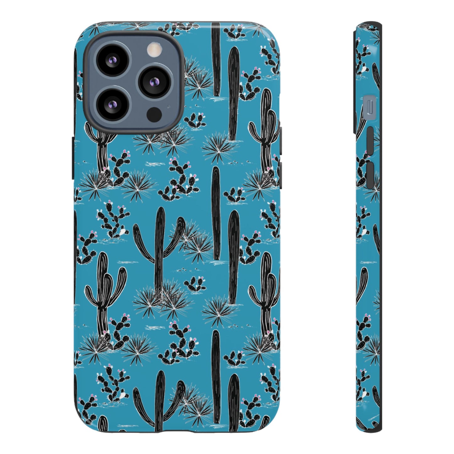 Turquoise Cactus Love Phone Case