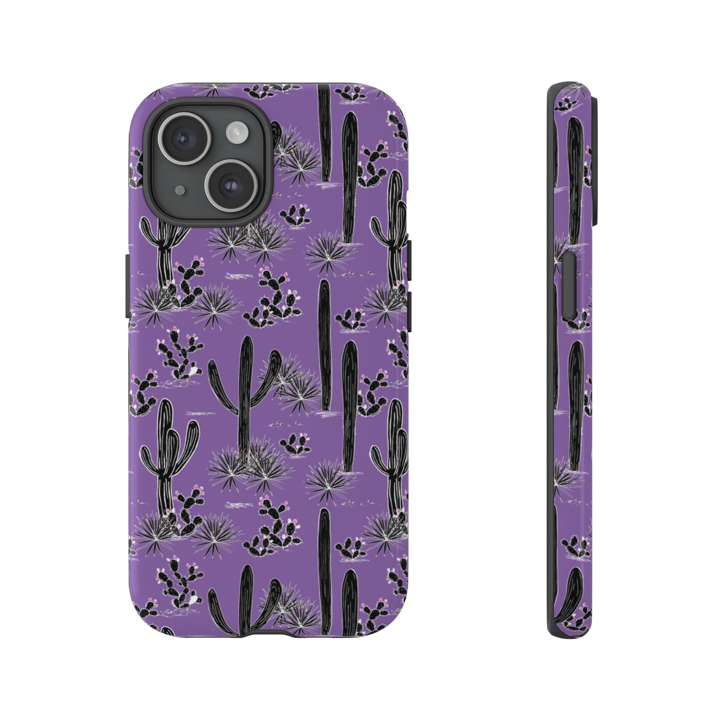Purple Cactus Love Phone Case