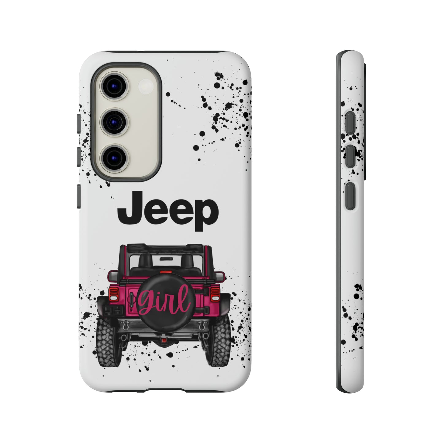 Off Road Girl Red Protective Case for Iphone, Google and Samsung Phones