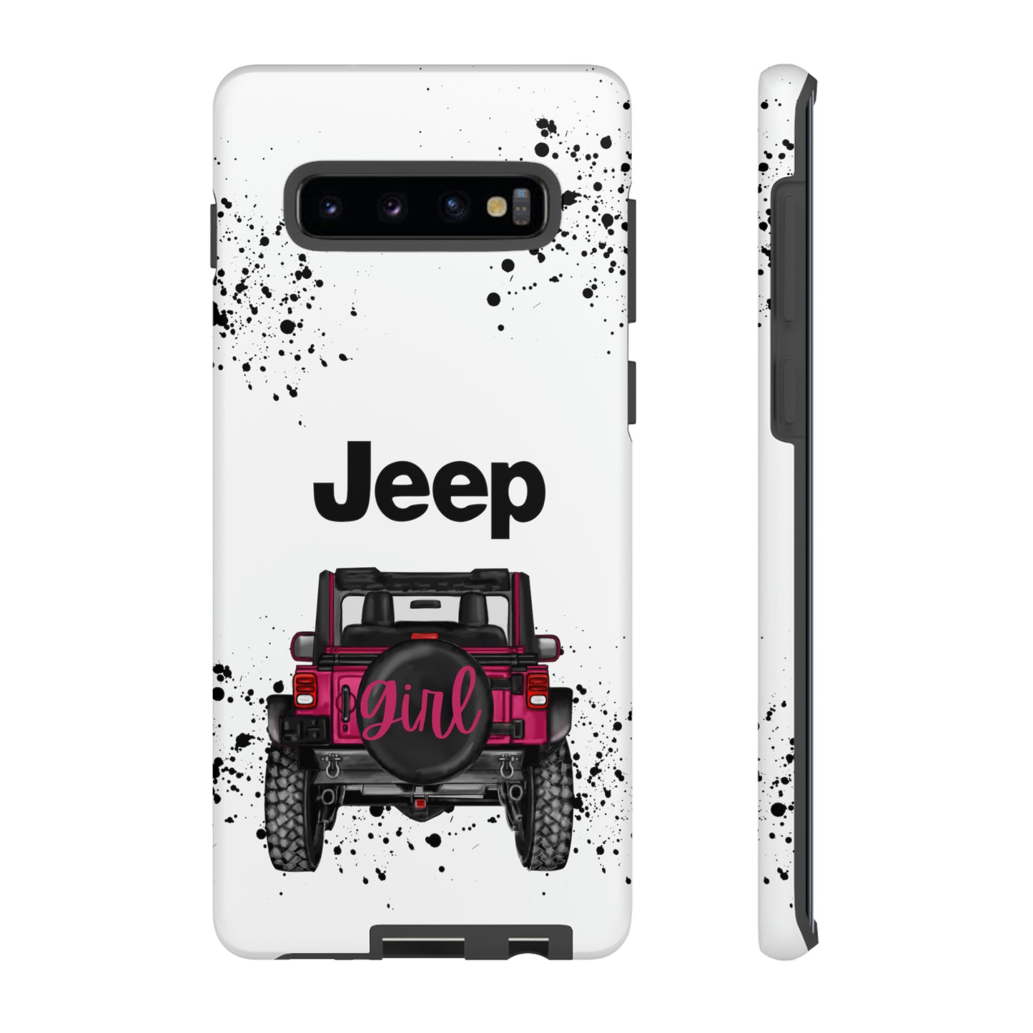 Off Road Girl Red Protective Case for Iphone, Google and Samsung Phones