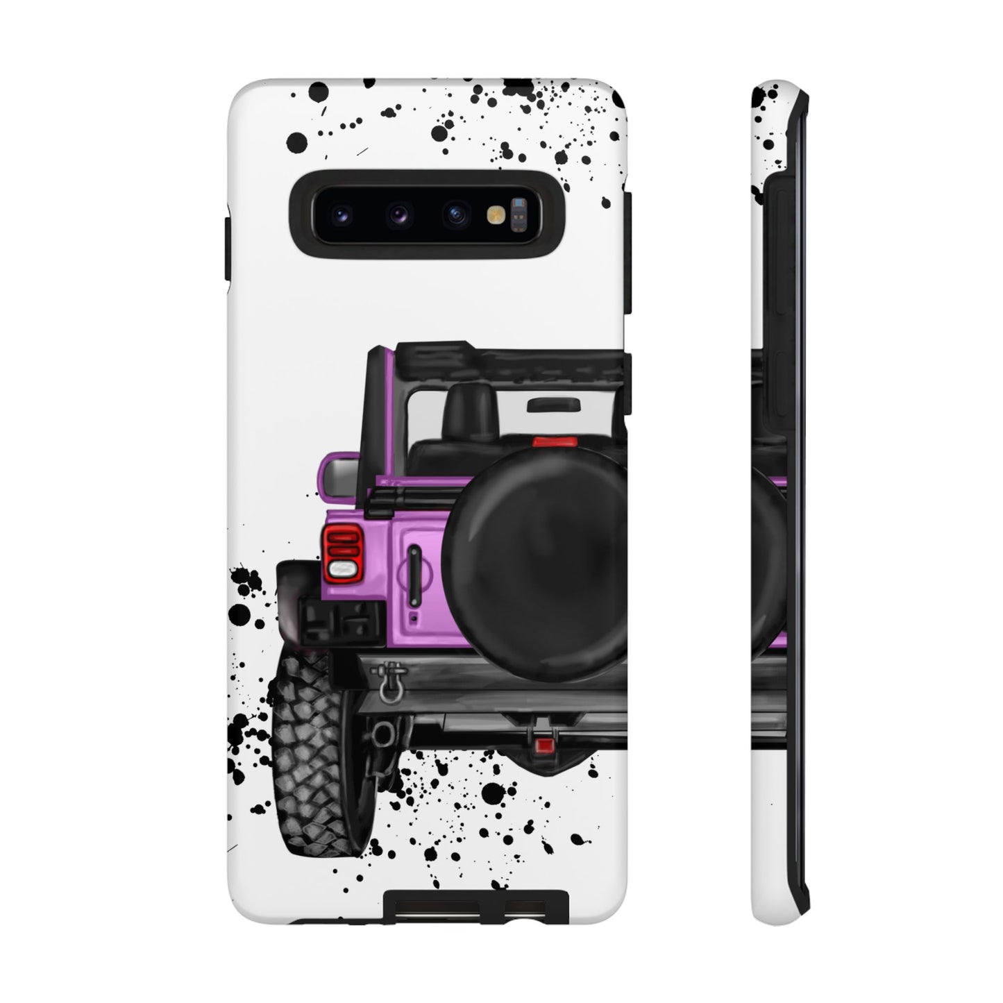 Off Road Life Charcoal Pink/Light Purple Protective Case for Iphone, Google and Samsung