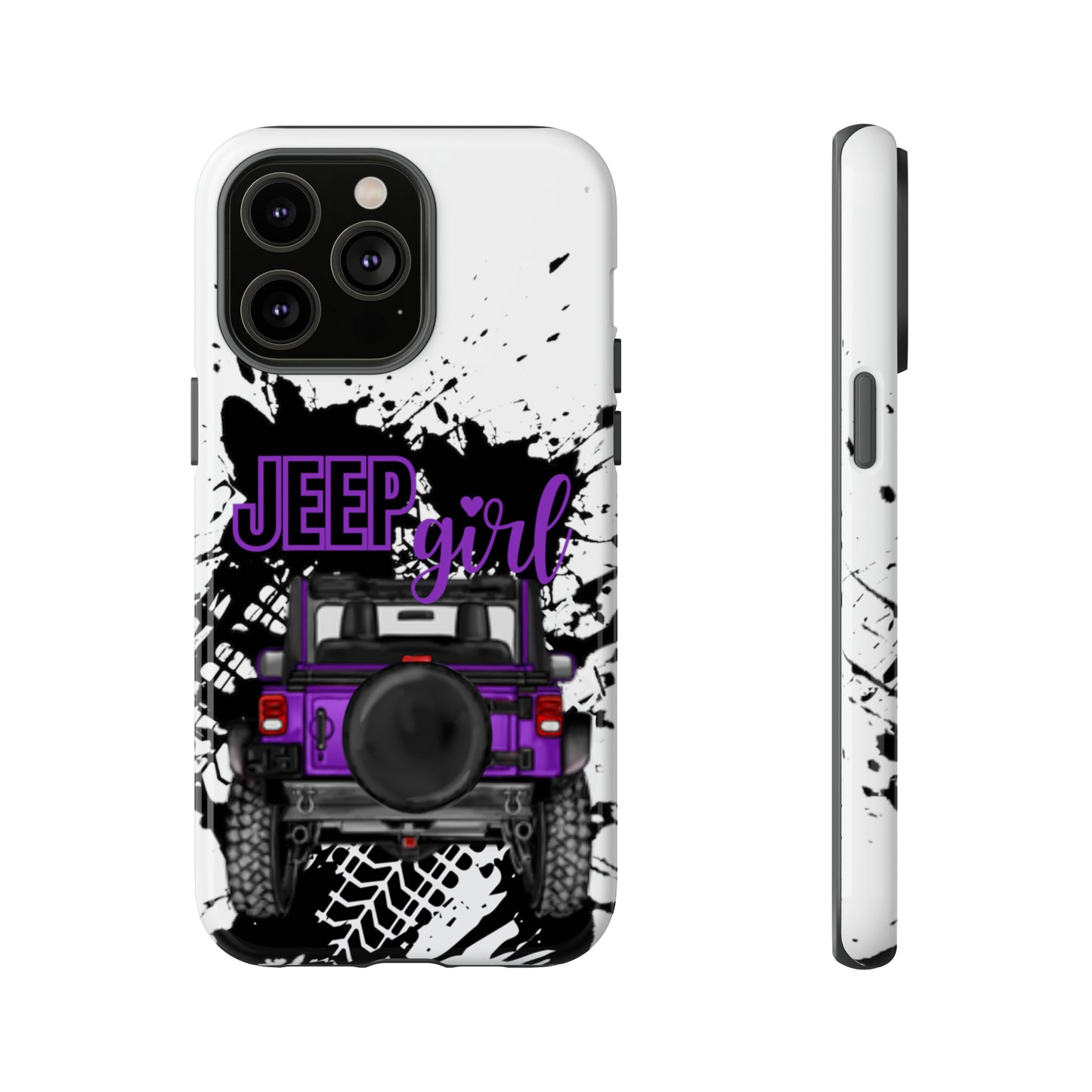 Off Road Girl Purple Tough Cases