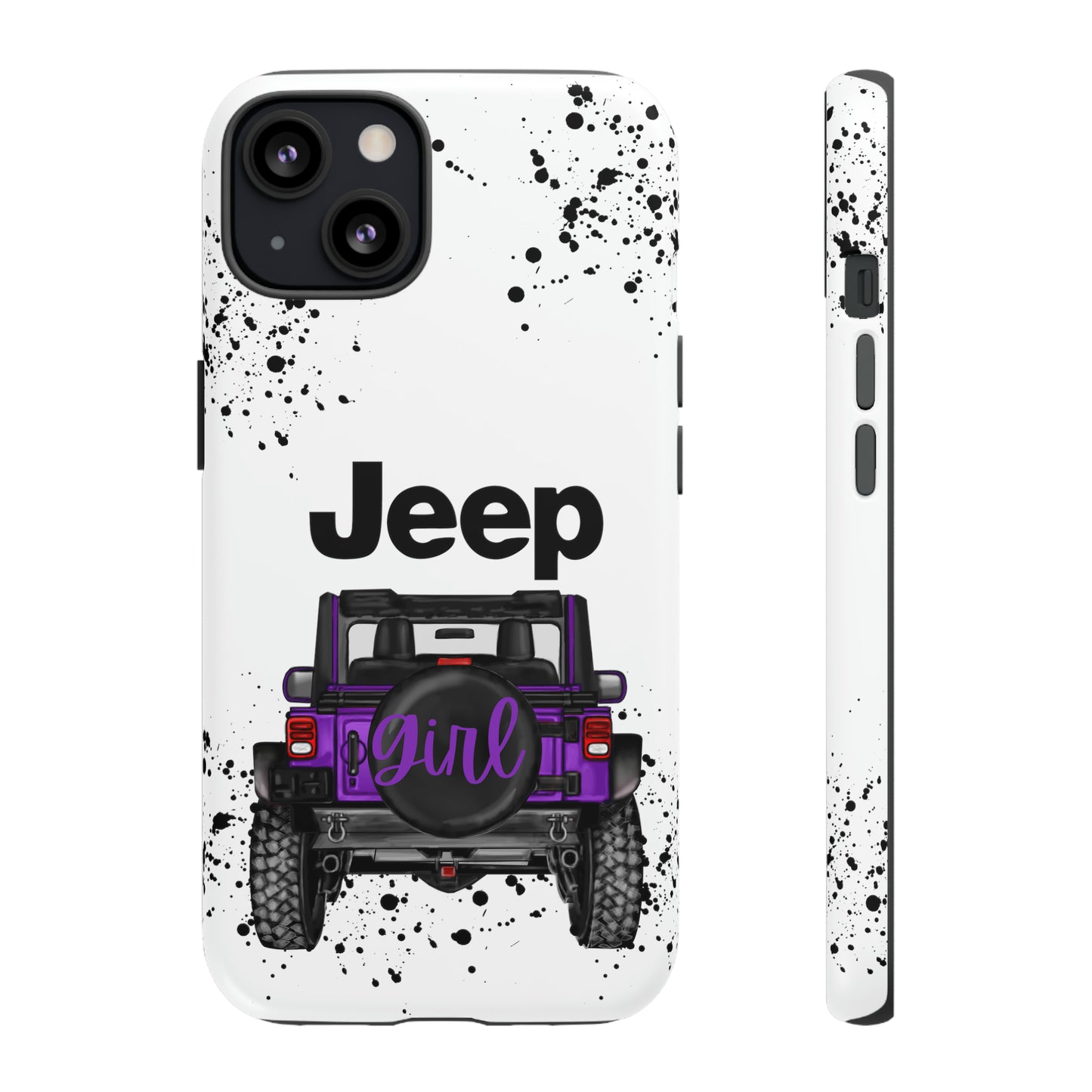 Off Road Girl Dark Purple Protective Case for Iphone, Google and Samsung Phones