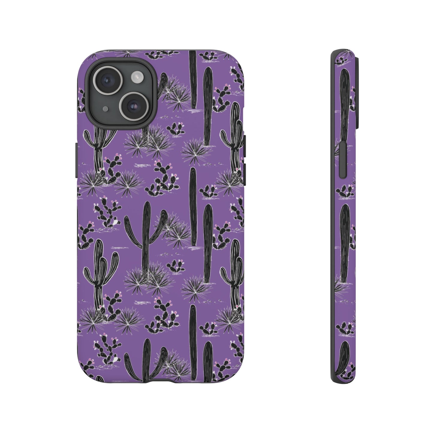 Purple Cactus Love Phone Case