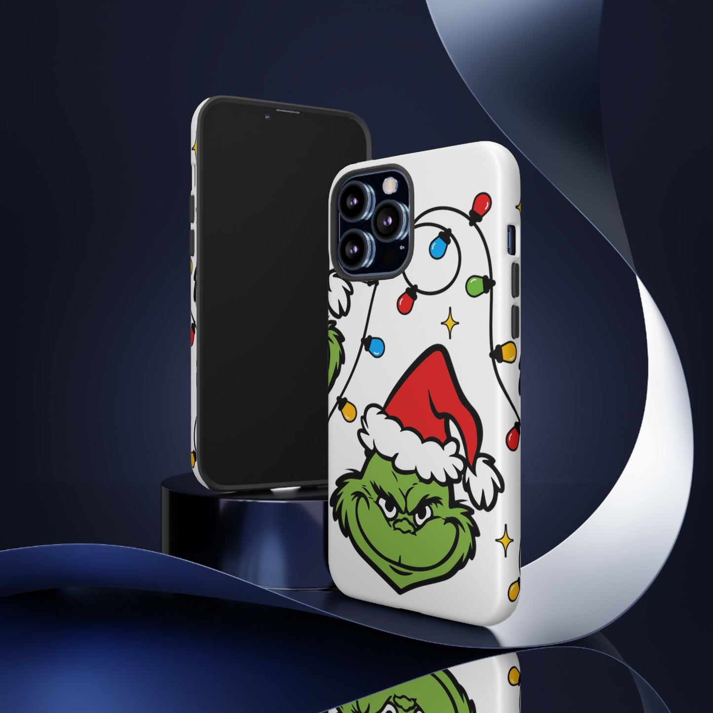 Grinchmas Lights Protective Case for IPhone, Samsung and Google Phones