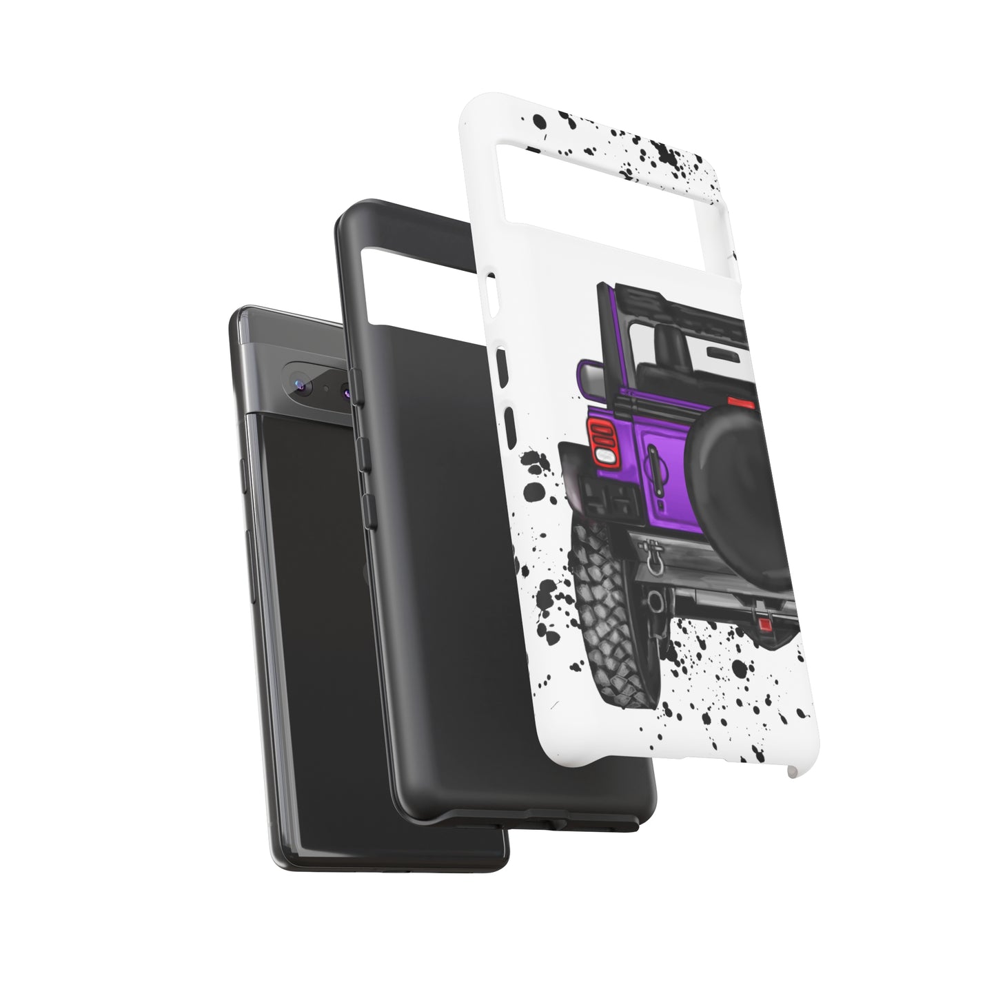 Off Road Life Purple Protective Case for Iphone, Google and Samsung