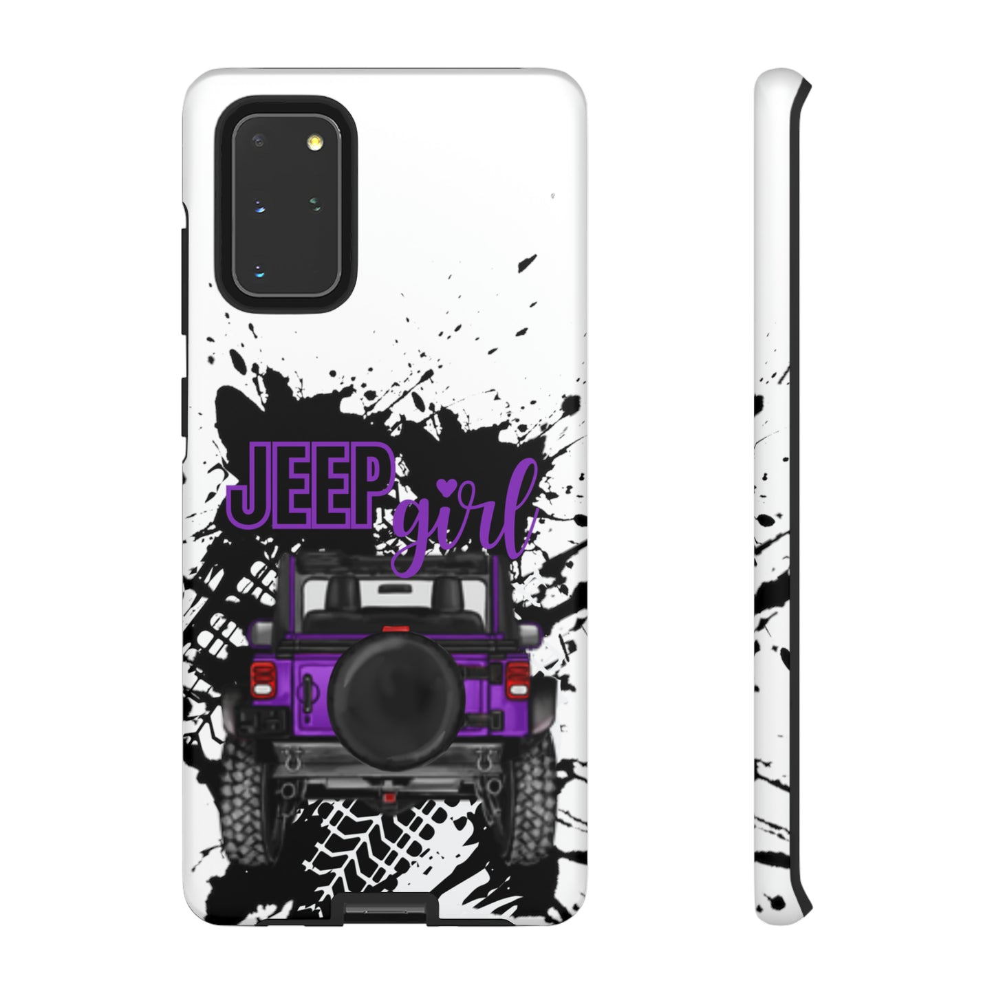 Off Road Girl Purple Tough Cases