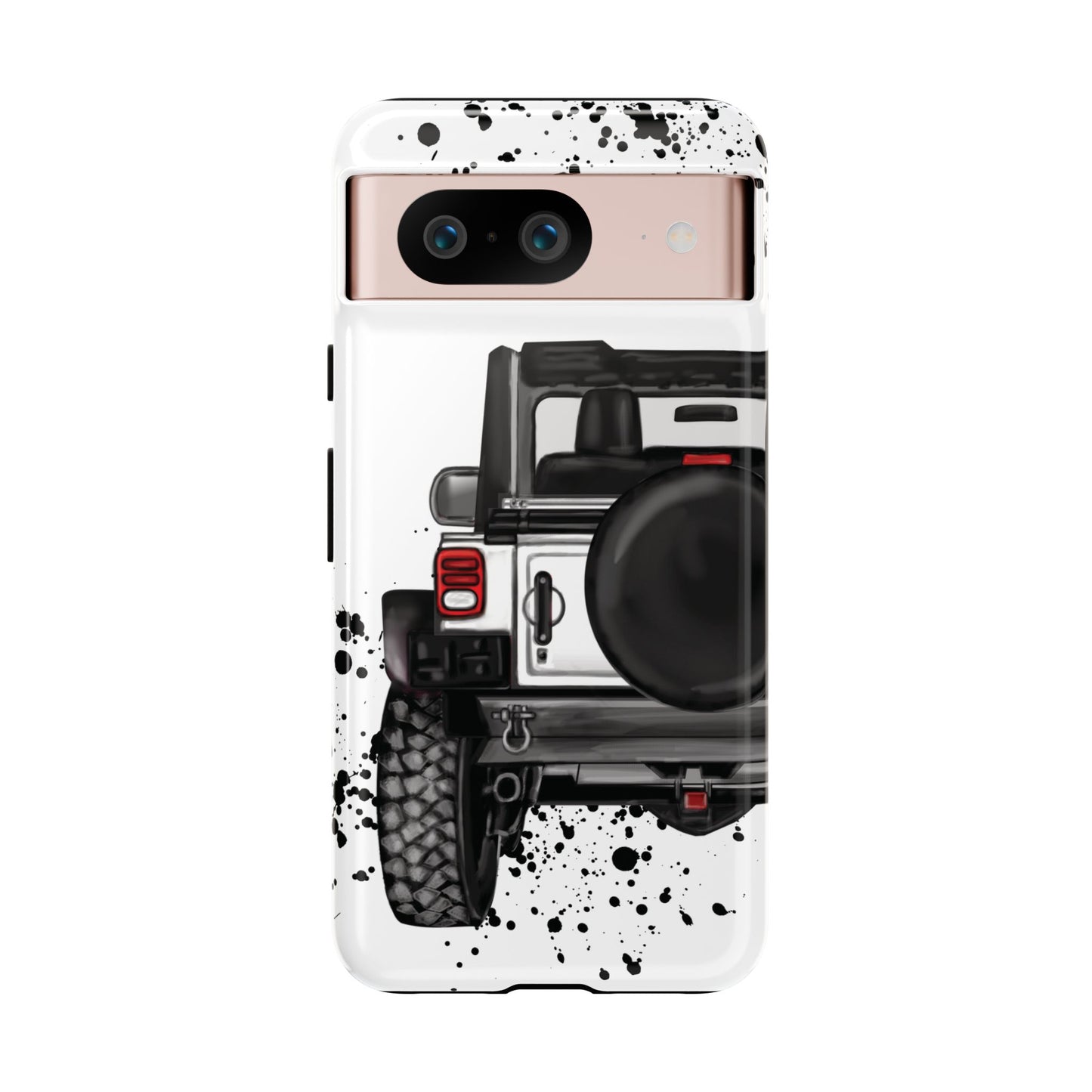 Off Road Life White Protective Case for Iphone, Google and Samsung