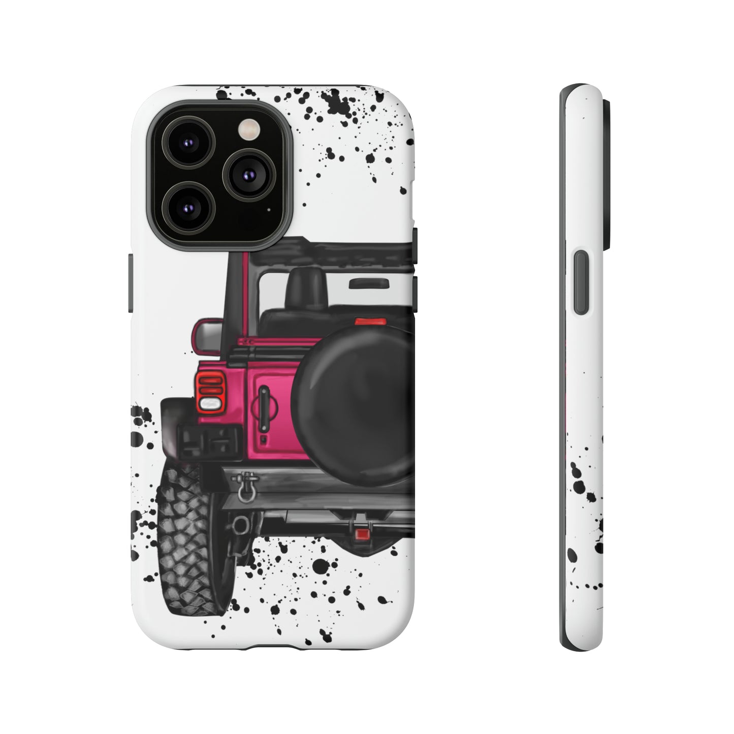 Off Road Life Dark Pink Protective Case for Iphone, Google and Samsung