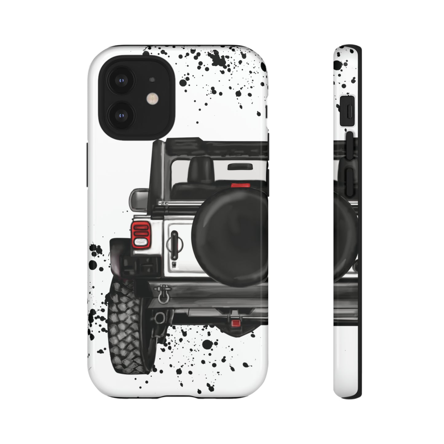 Off Road Life White Protective Case for Iphone, Google and Samsung