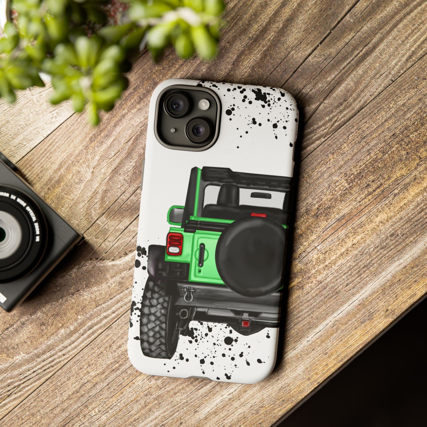 Off Road Life Green Protective Case for Iphone, Google and Samsung
