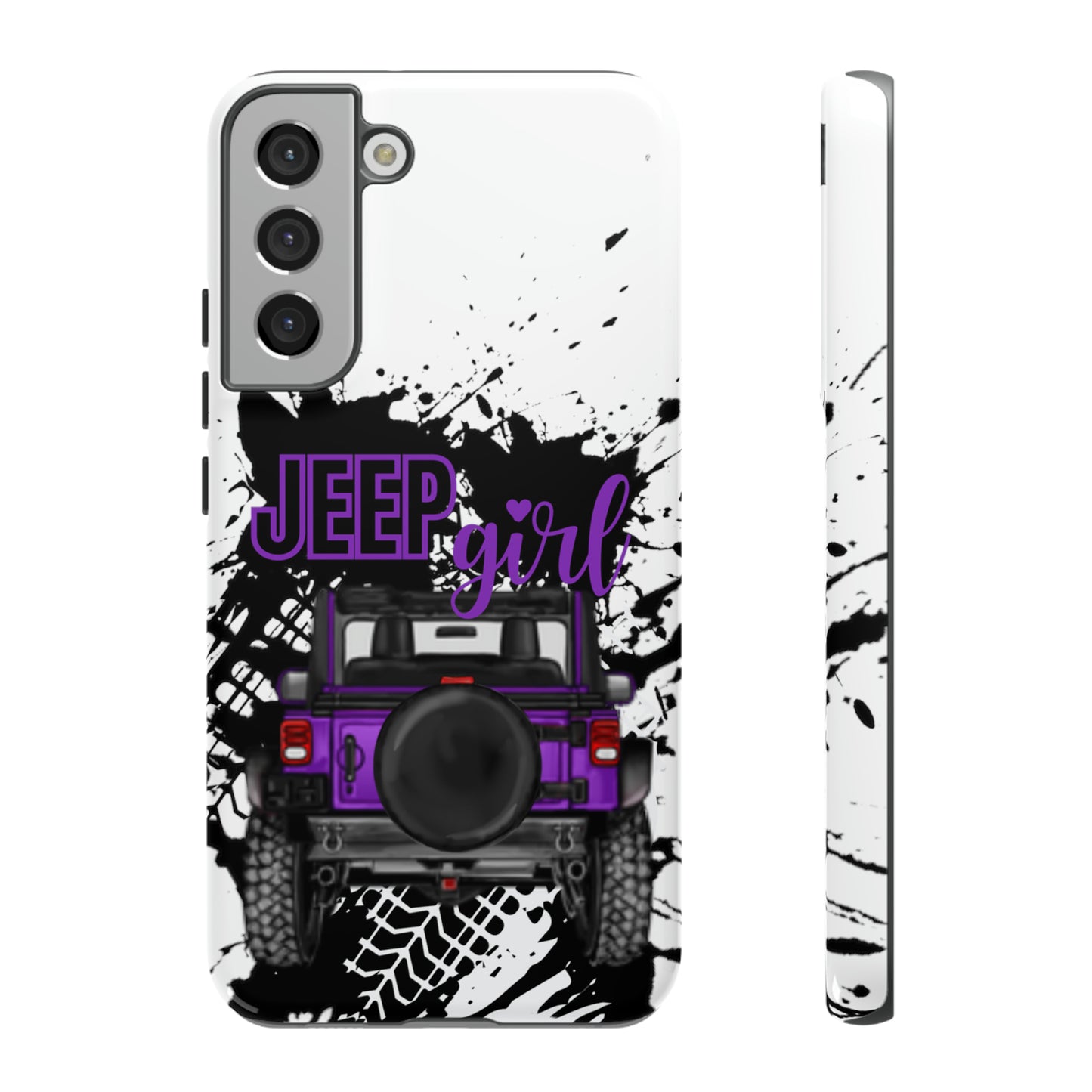 Off Road Girl Purple Tough Cases