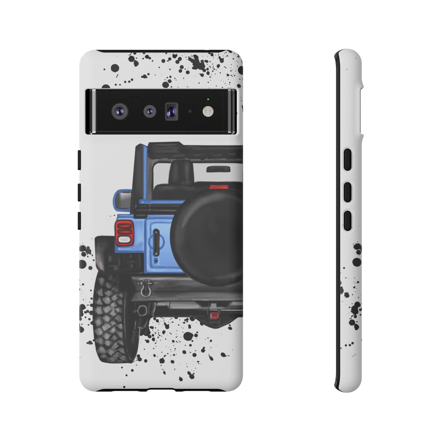 Off Road Life Light Blue Protective Case for Iphone, Google and Samsung