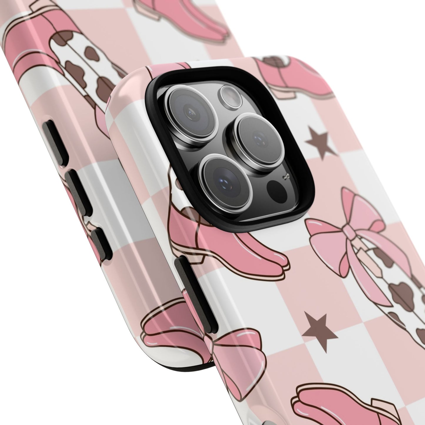 Cowboy Boots and Bows Protective Phone Case