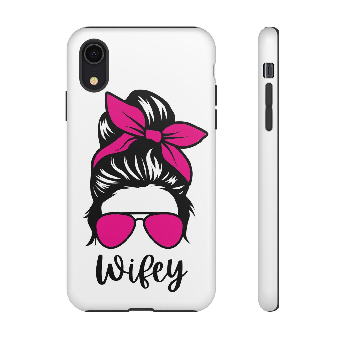 Pink Wifey Protective Case for IPhone, Samsung and Google