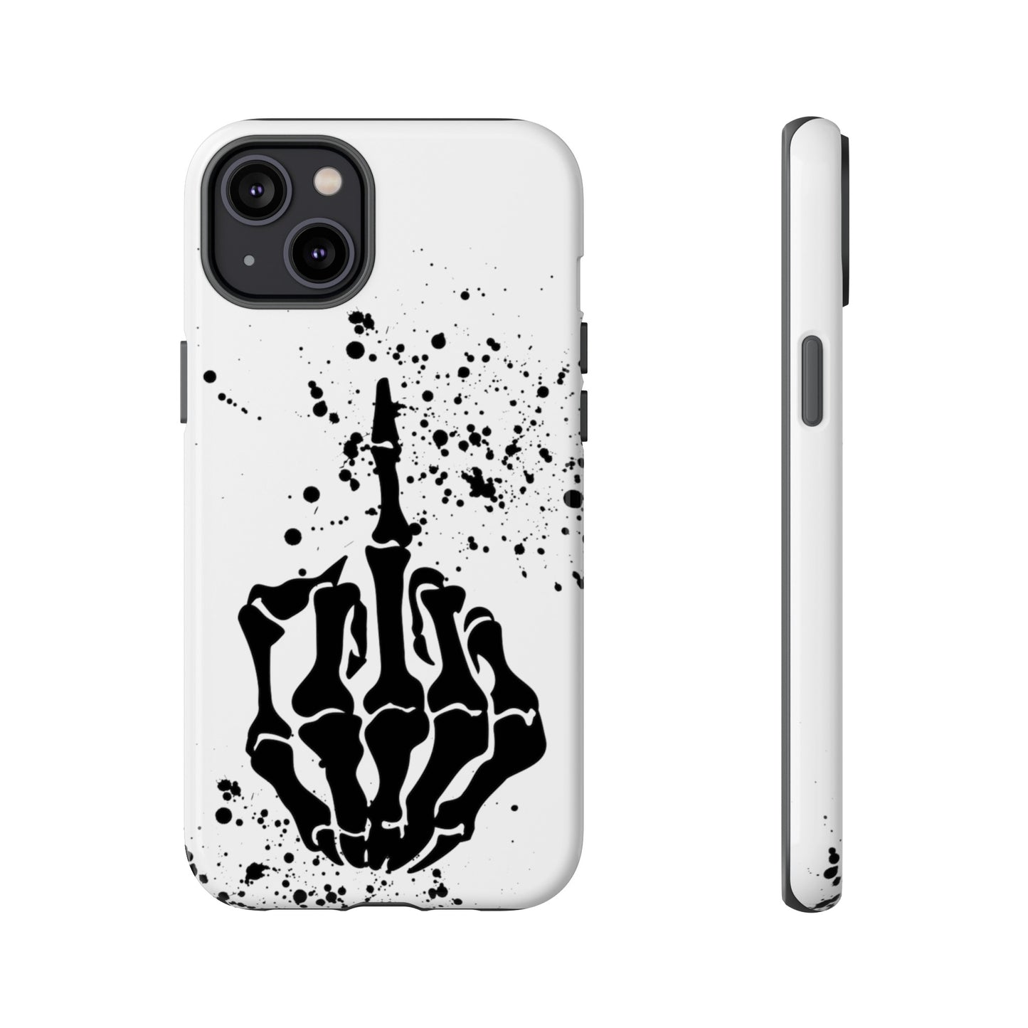 Skeleton, Finger Protective Case for Iphone, a Google and Samsung phones