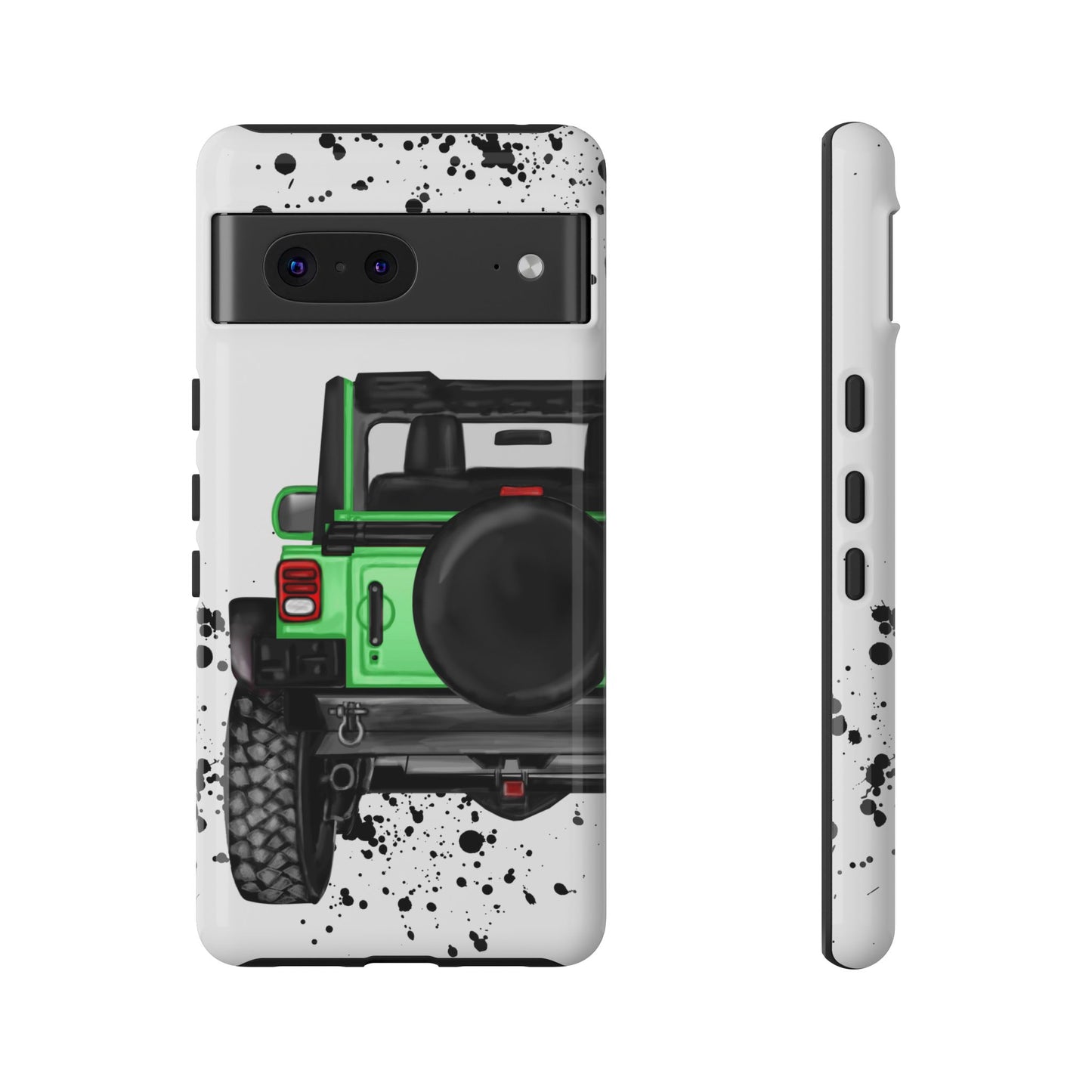 Off Road Life Green Protective Case for Iphone, Google and Samsung