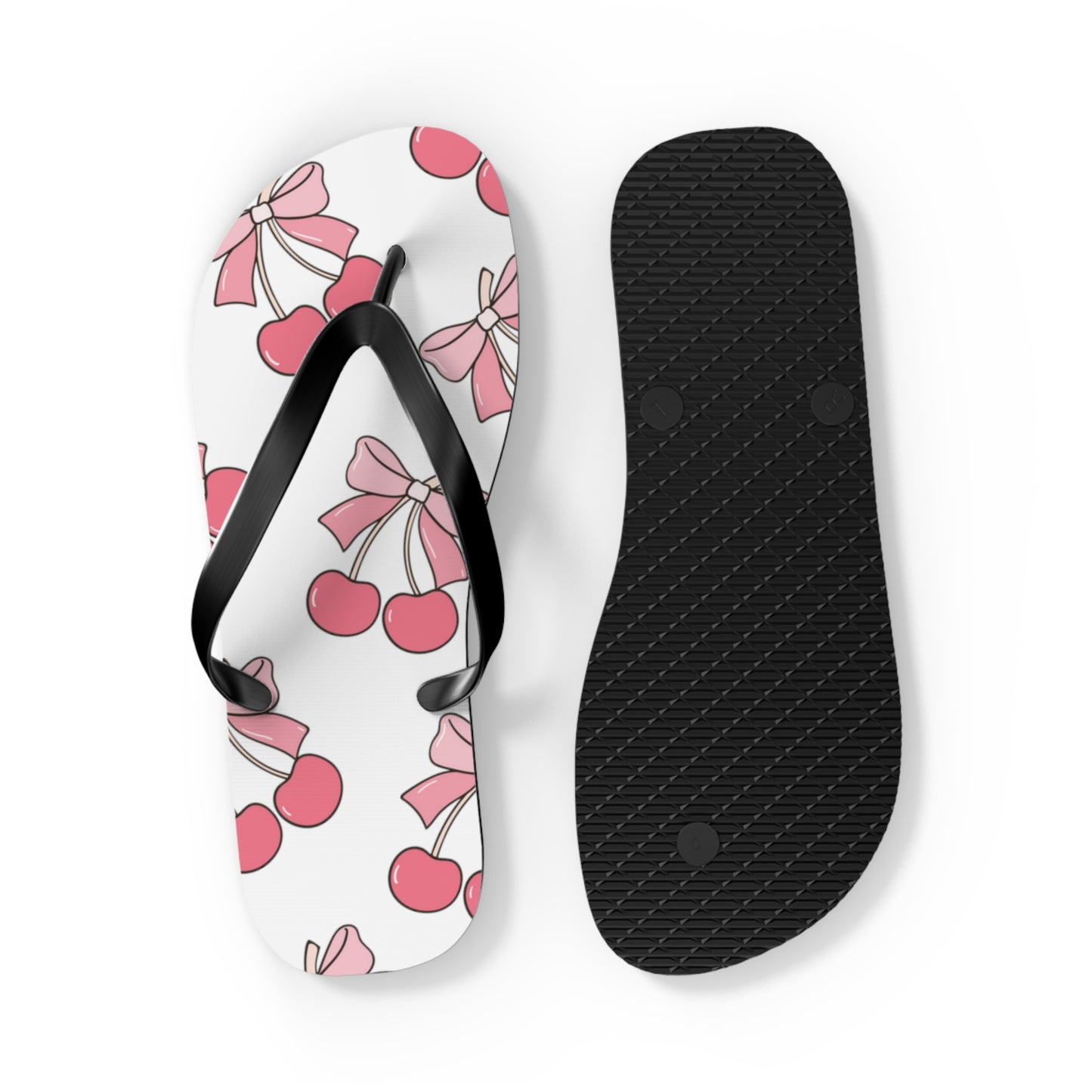 Cherry Bow Flip Flops