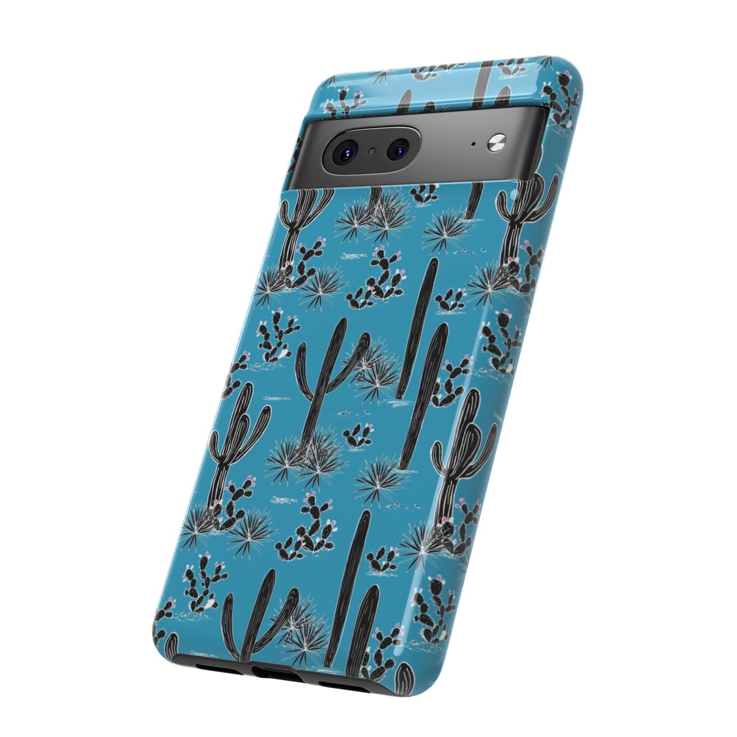 Turquoise Cactus Love Phone Case