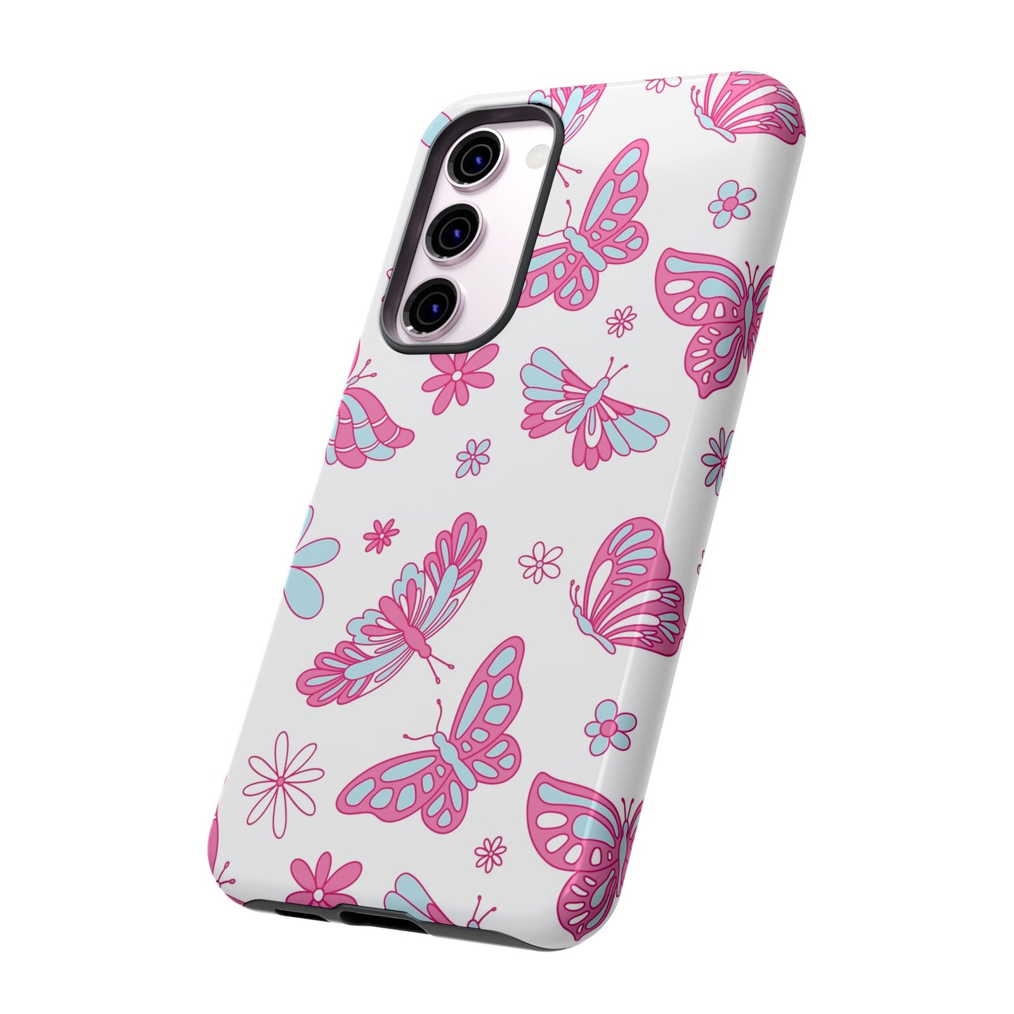 Pastel Butterflies Protective Phone Case