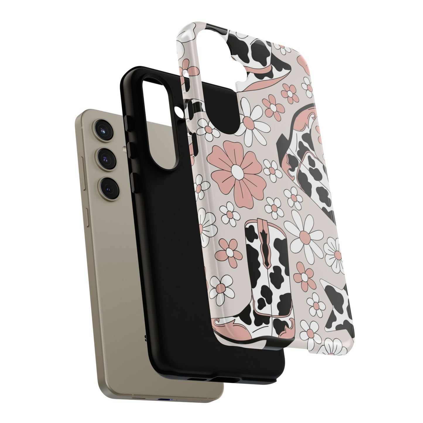 Western Flower Protective Phone Case for Google, Iphone and Samsung Phones