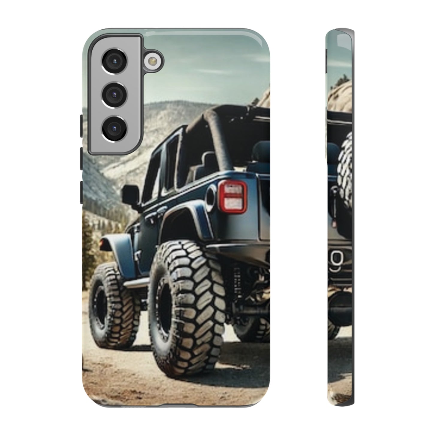 Blue Jeep Protective Phone Case