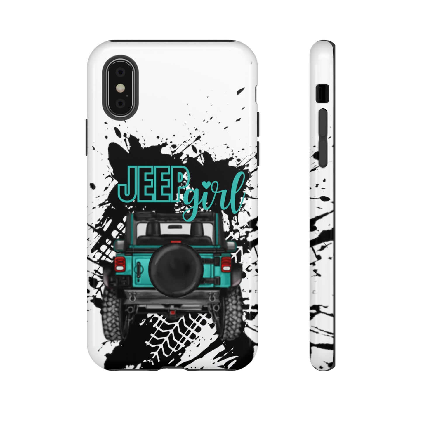 Off Road Girl Turquoise Tough Cases