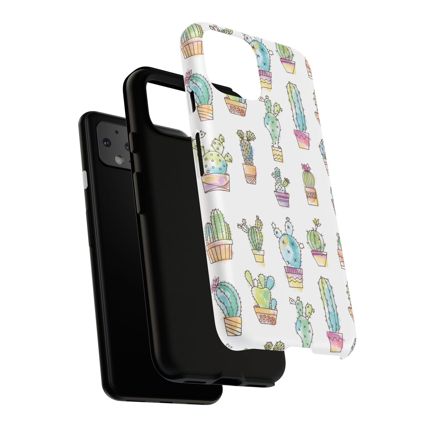 Pastel Cactus Love Phone Case
