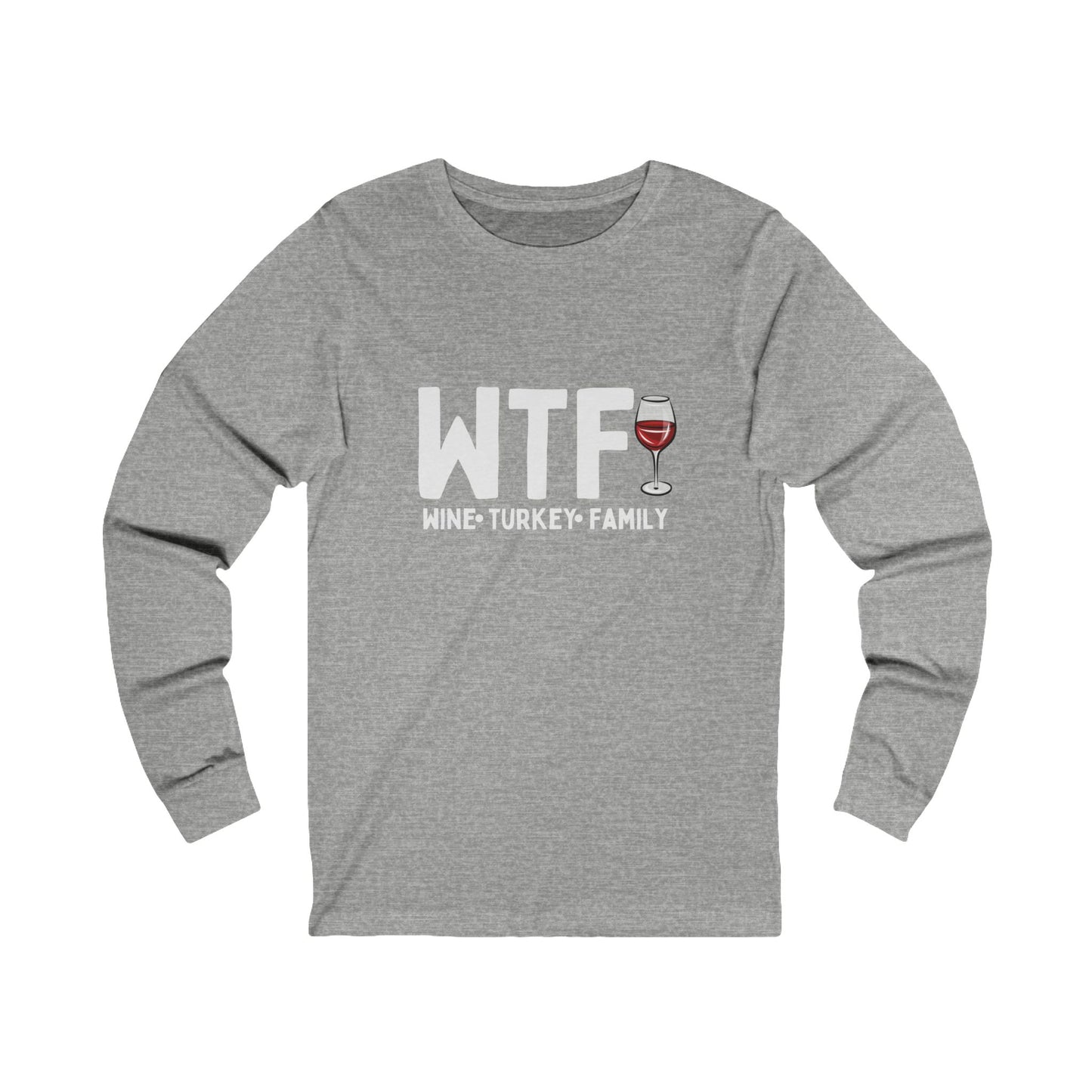 Wine Turkey Family Unisex Jersey Long Sleeve Tee