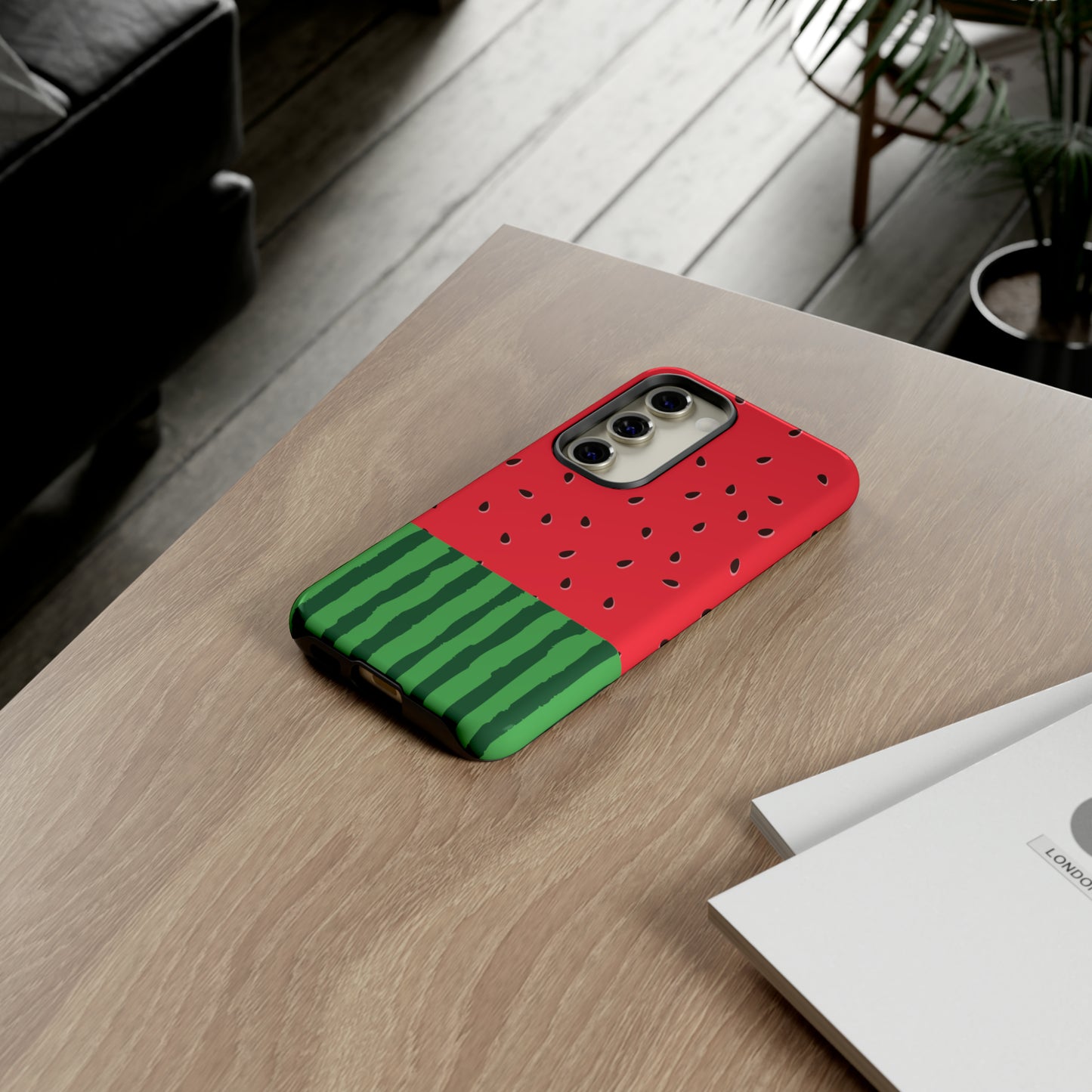 Adorable Watermelon Protective Phone Case for Google, Iphone, and Samsung Phone Cases