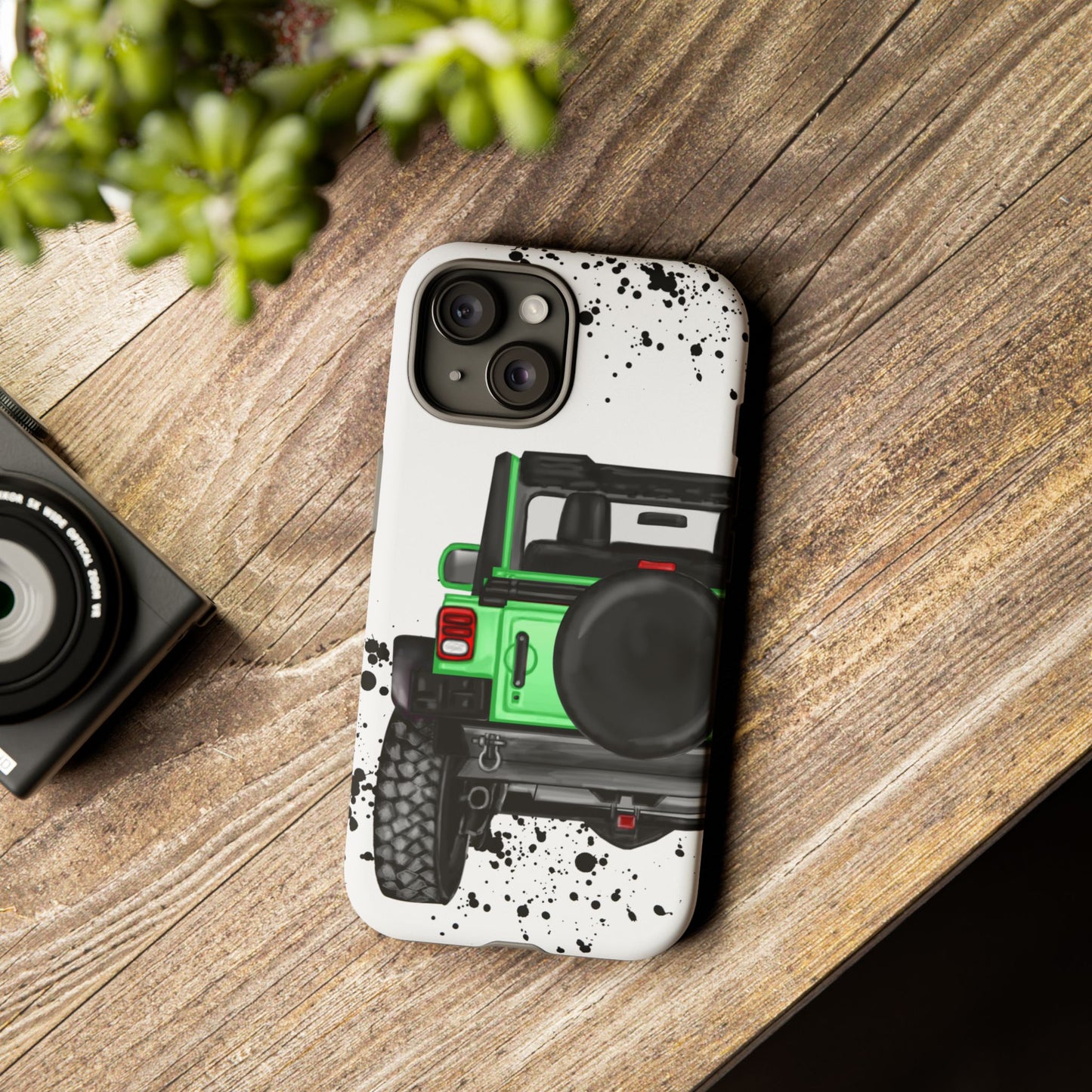 Off Road Life Green Protective Case for Iphone, Google and Samsung