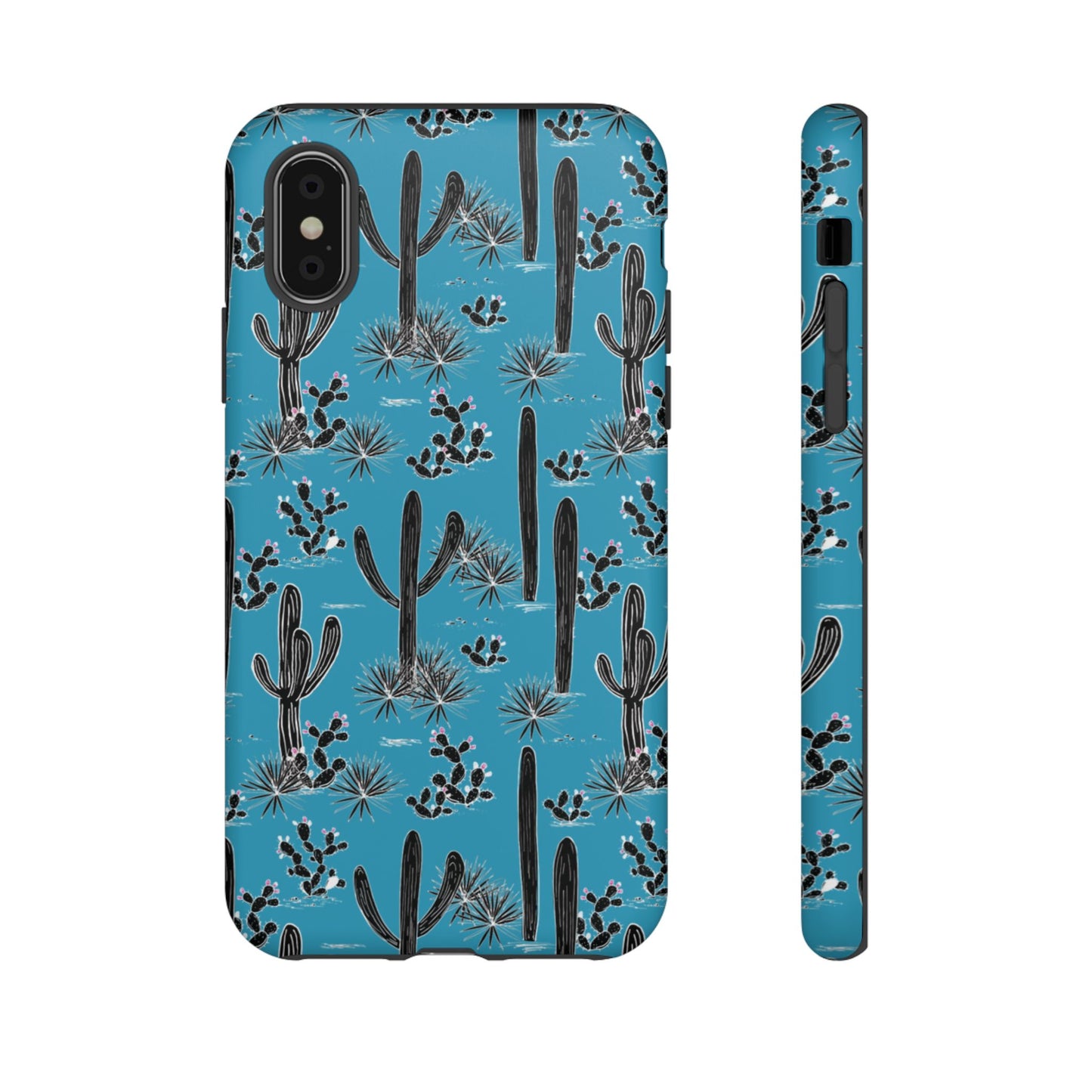 Turquoise Cactus Love Phone Case