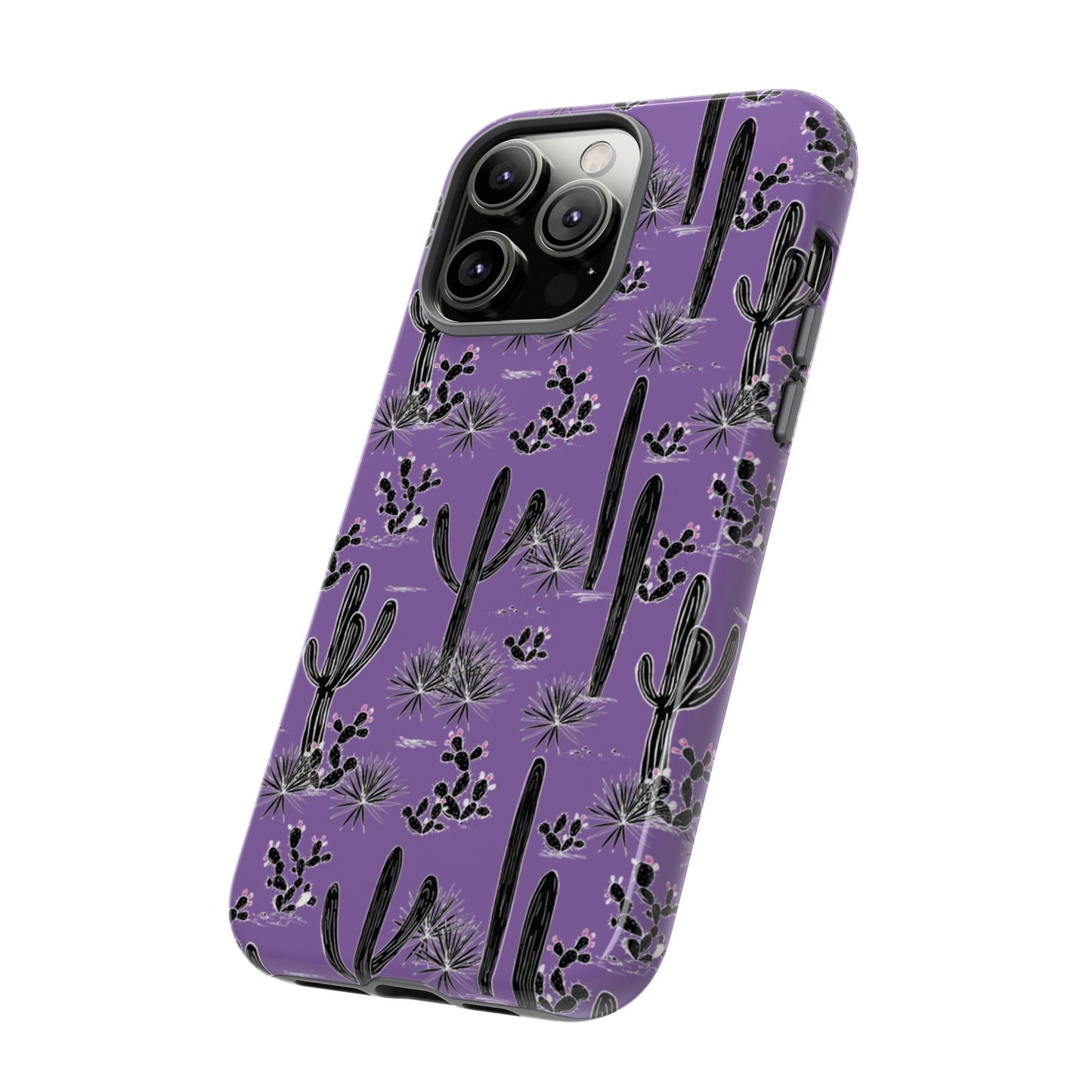 Purple Cactus Love Phone Case