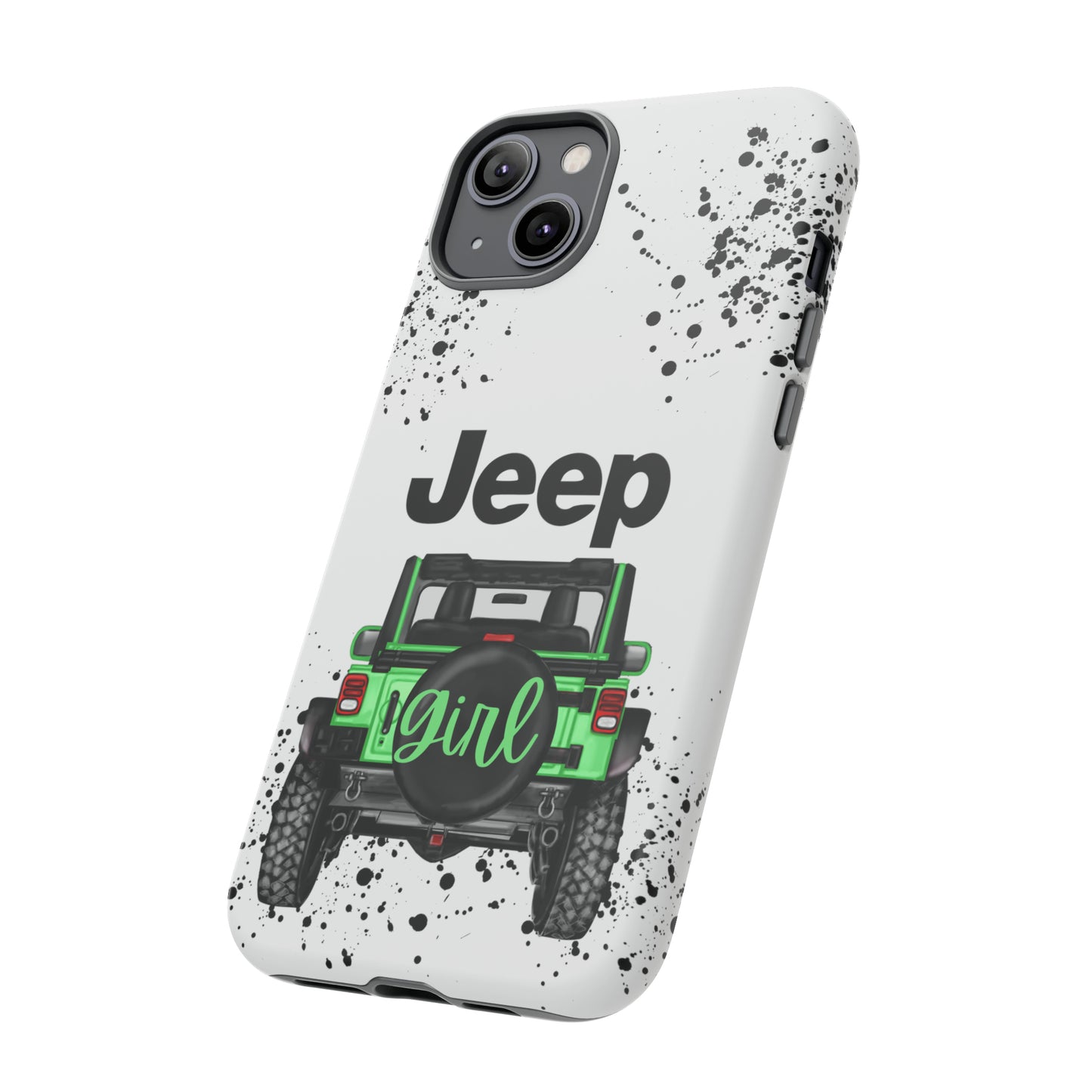 Off Road Girl Light Green Protective Case for Iphone, Google and Samsung Phones