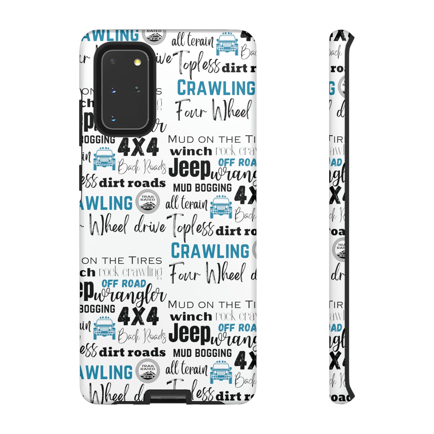 Off Road Subway Art Turquoise Protective Phone Case for Iphone, Samsung and Google Phones