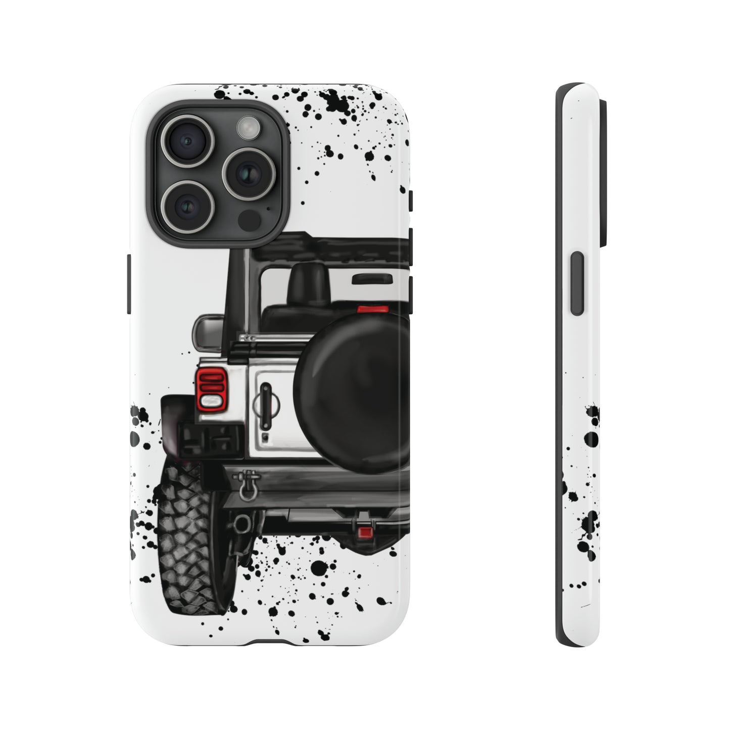 Off Road Life White Protective Case for Iphone, Google and Samsung