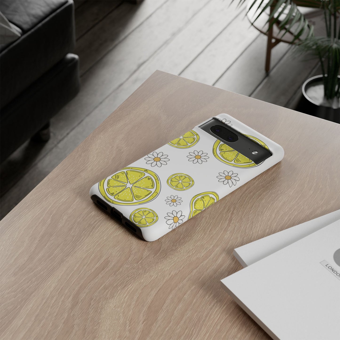 Lemons and Daisys Protective Phone Case