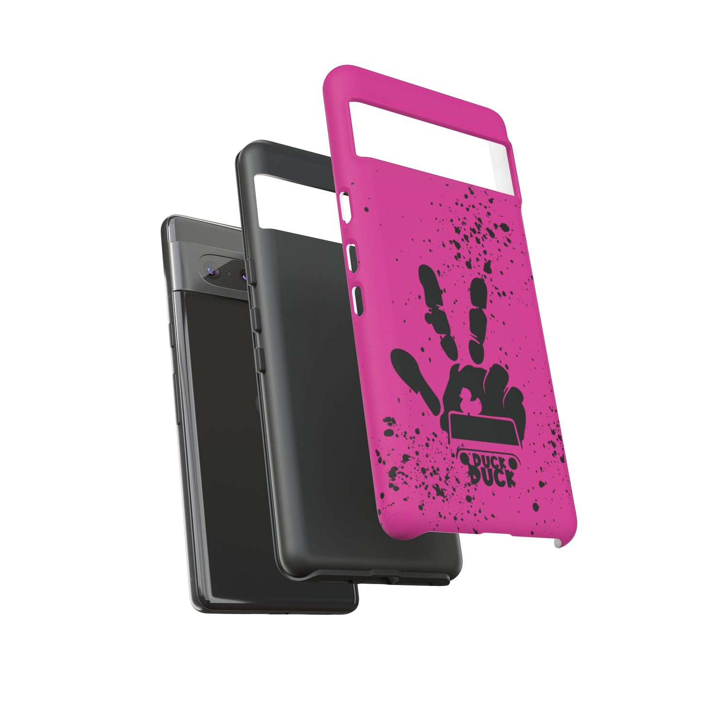 Duck Duck Hot Pink Protective Phone Case for IPhone, Samsung and Google Phone