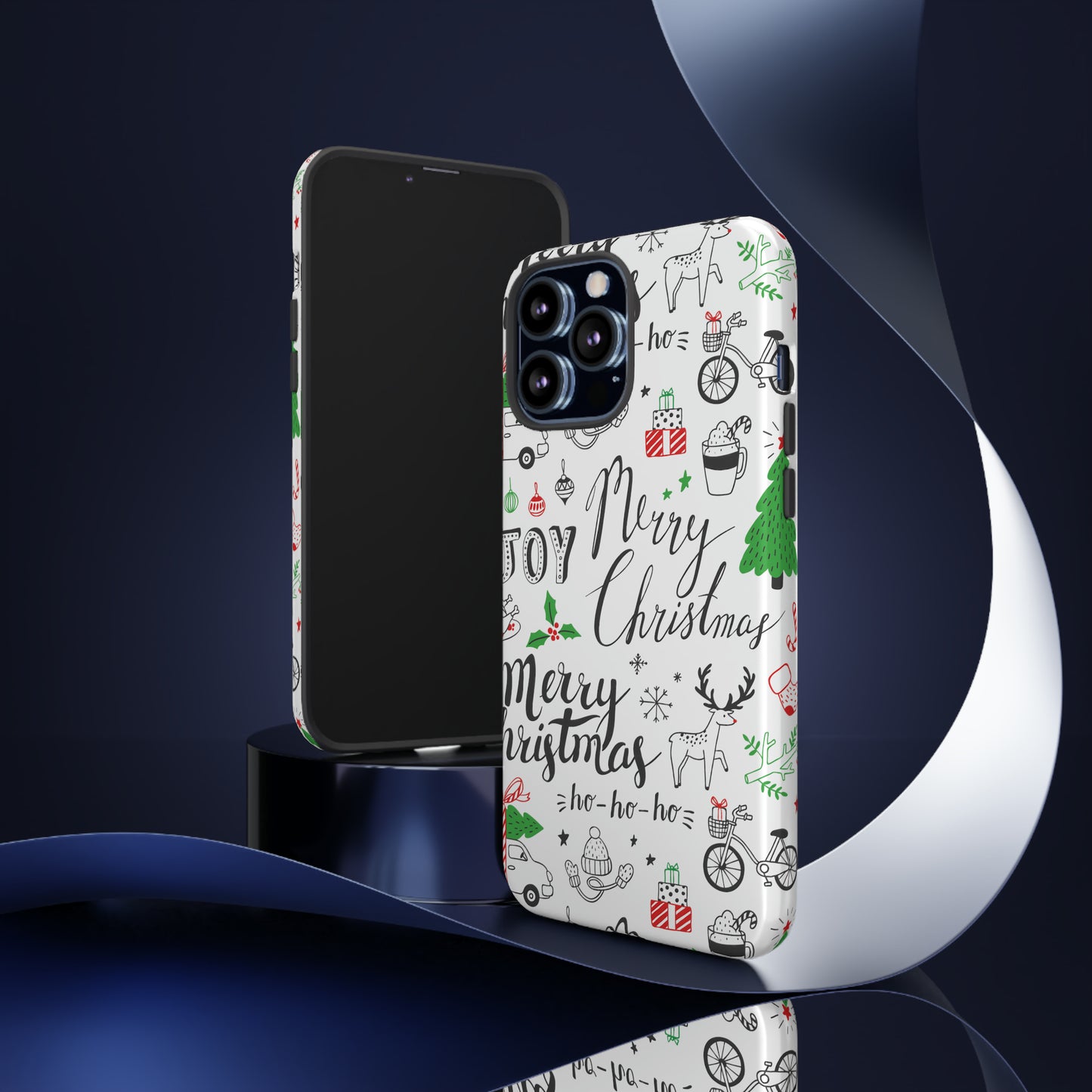 Merry Christmas Protective Phone Case for Iphone, Samsung and Google Phones