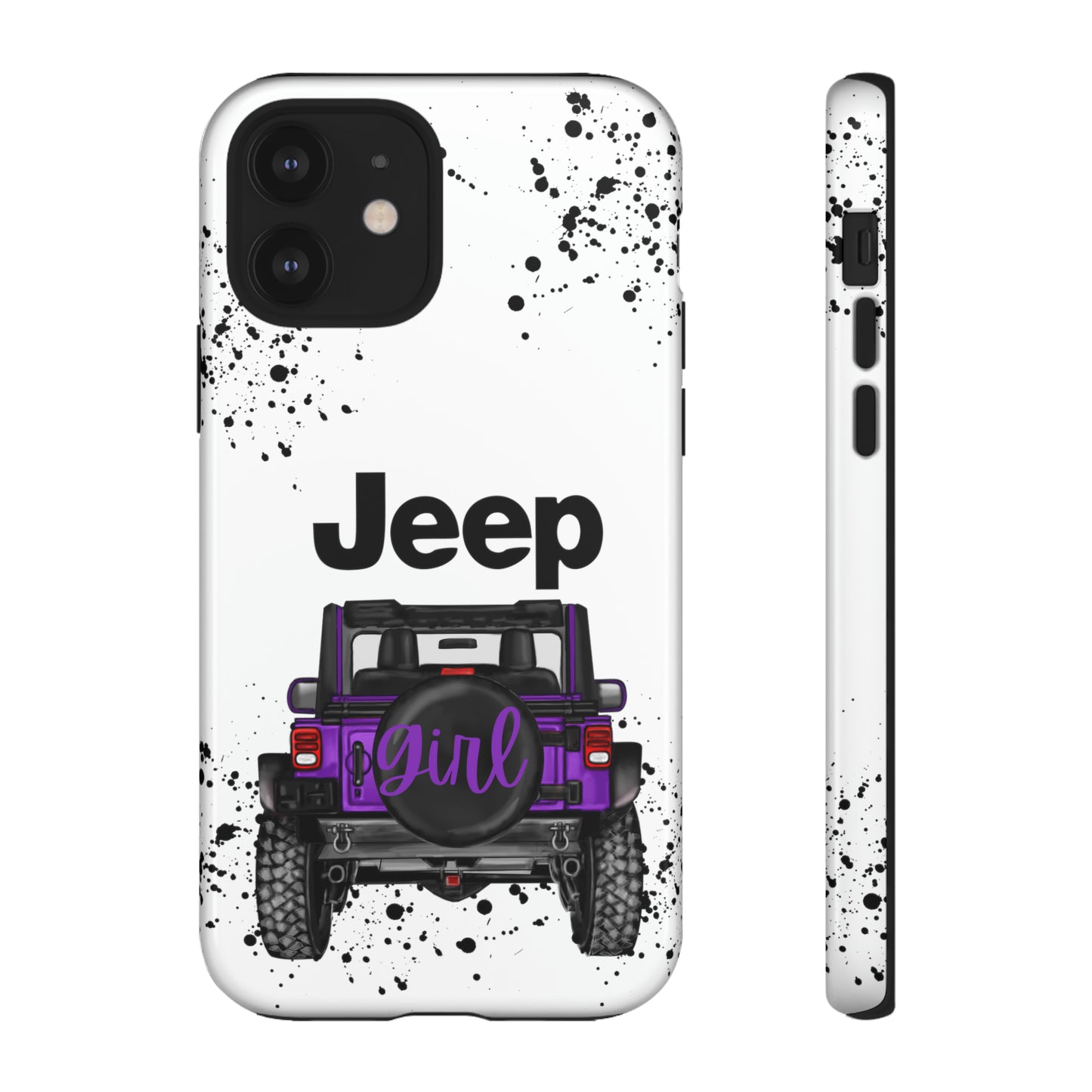 Off Road Girl Dark Purple Protective Case for Iphone, Google and Samsung Phones