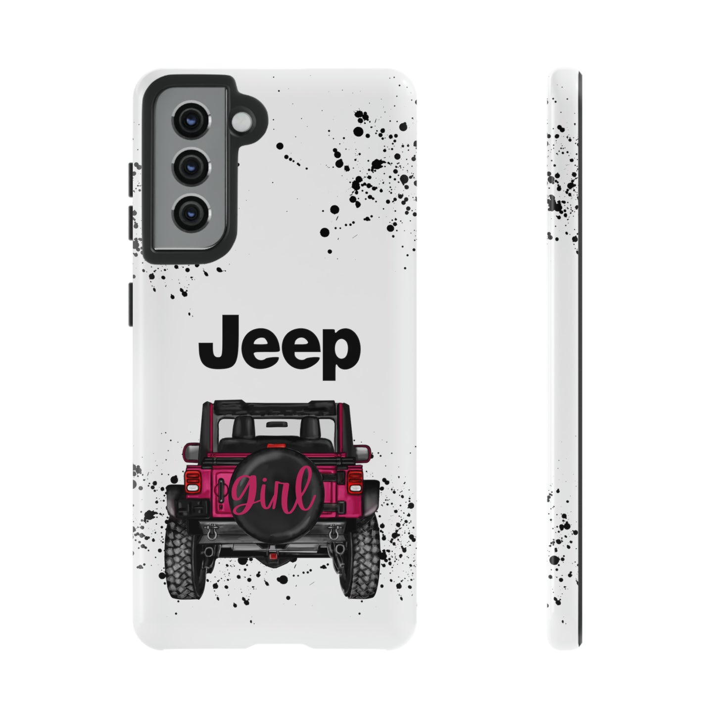 Off Road Girl Red Protective Case for Iphone, Google and Samsung Phones