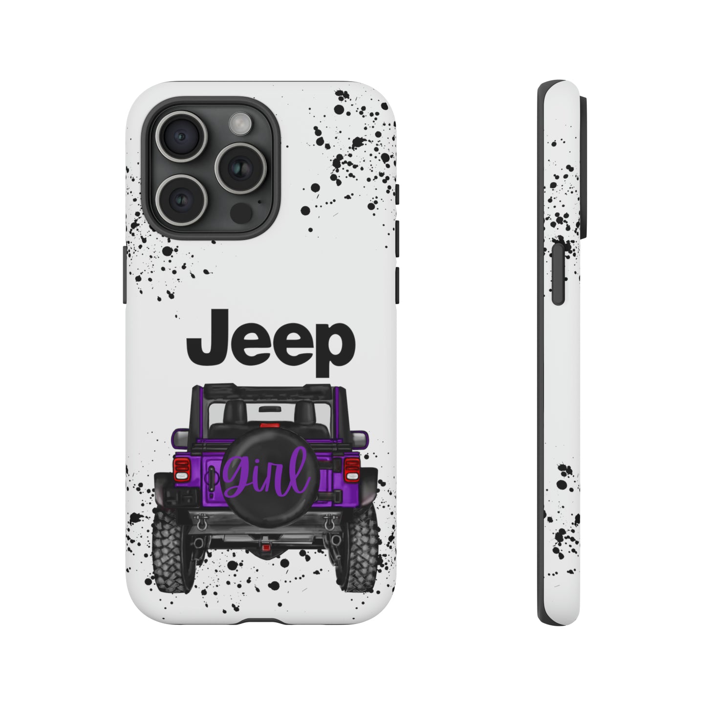 Off Road Girl Dark Purple Protective Case for Iphone, Google and Samsung Phones