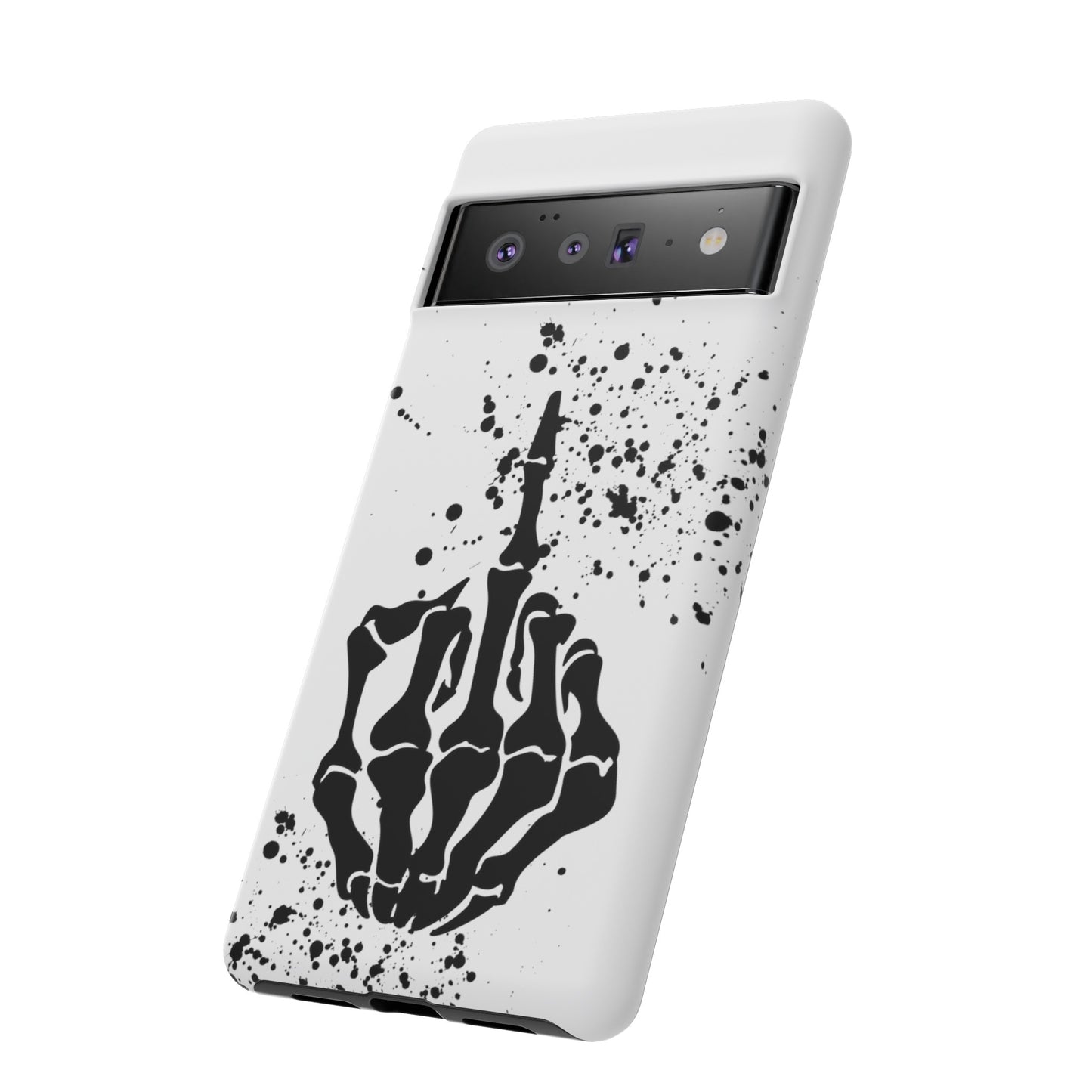 Skeleton, Finger Protective Case for Iphone, a Google and Samsung phones