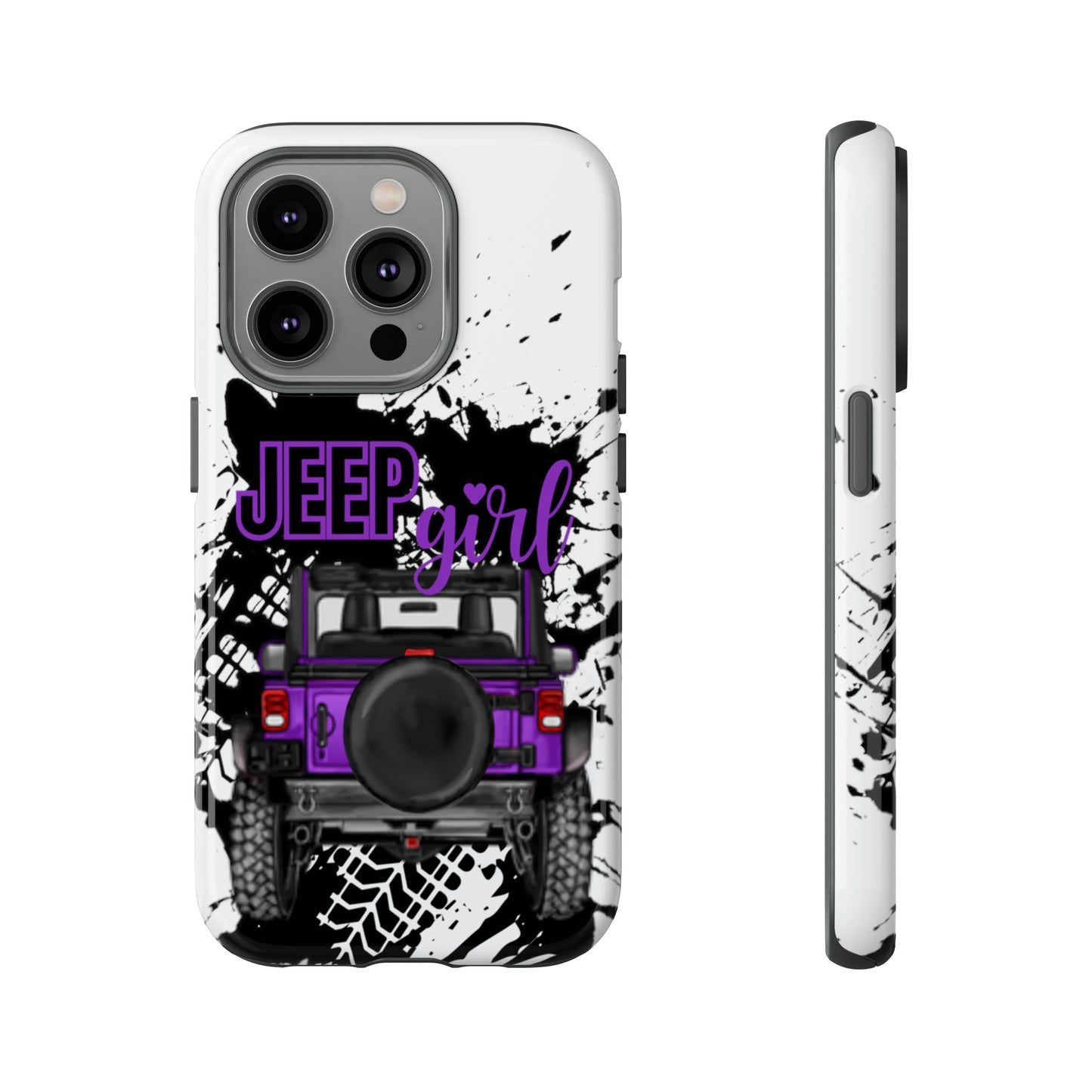 Off Road Girl Purple Tough Cases