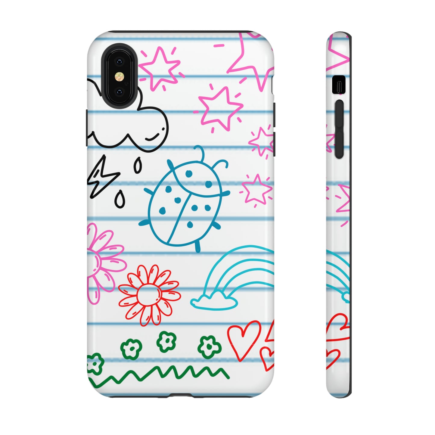 Kid Doodles Protective Phone Case for IPhone, Google and Samsung phones