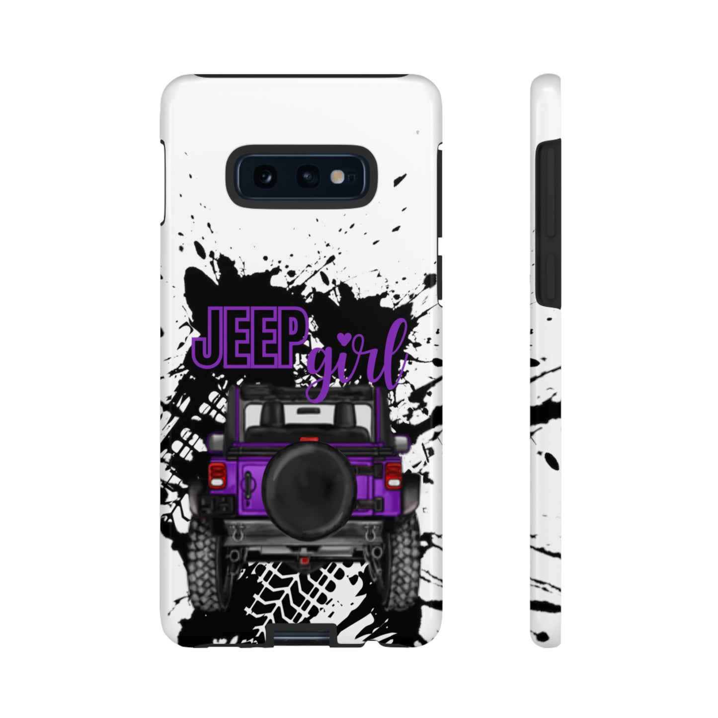 Off Road Girl Purple Tough Cases