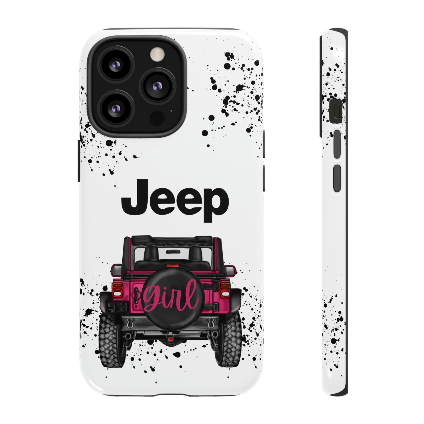 Off Road Girl Red Protective Case for Iphone, Google and Samsung Phones