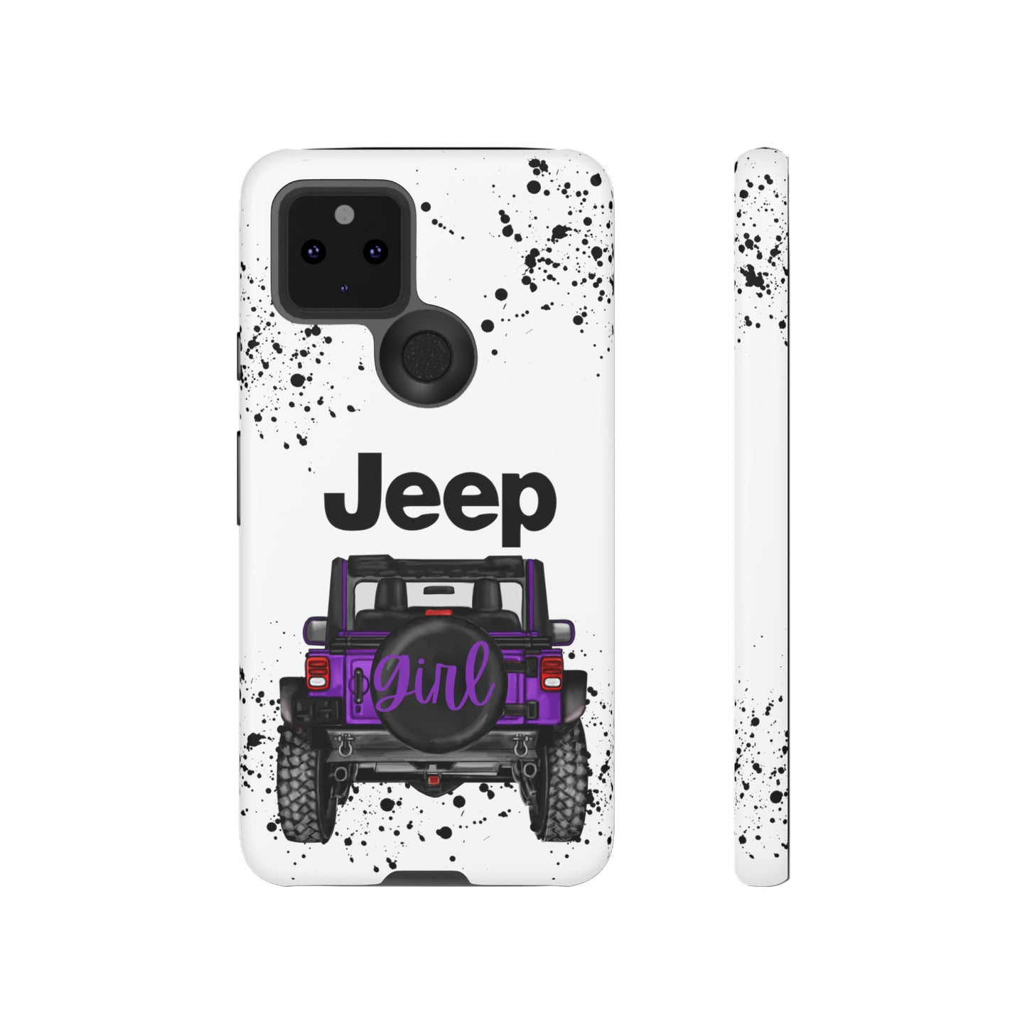 Off Road Girl Dark Purple Protective Case for Iphone, Google and Samsung Phones